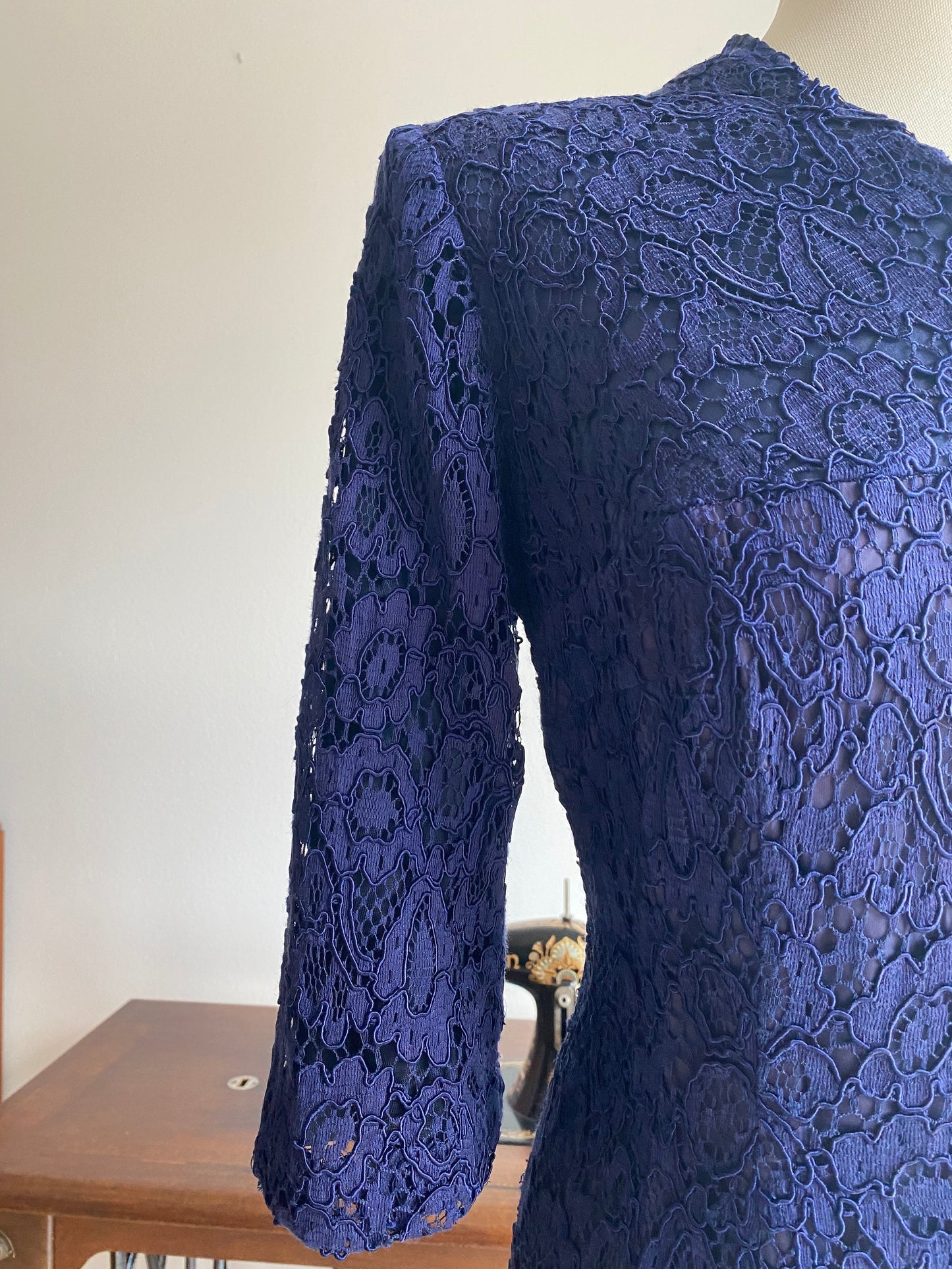 Abito anni ‘60 in pizzo macramè - TG 44