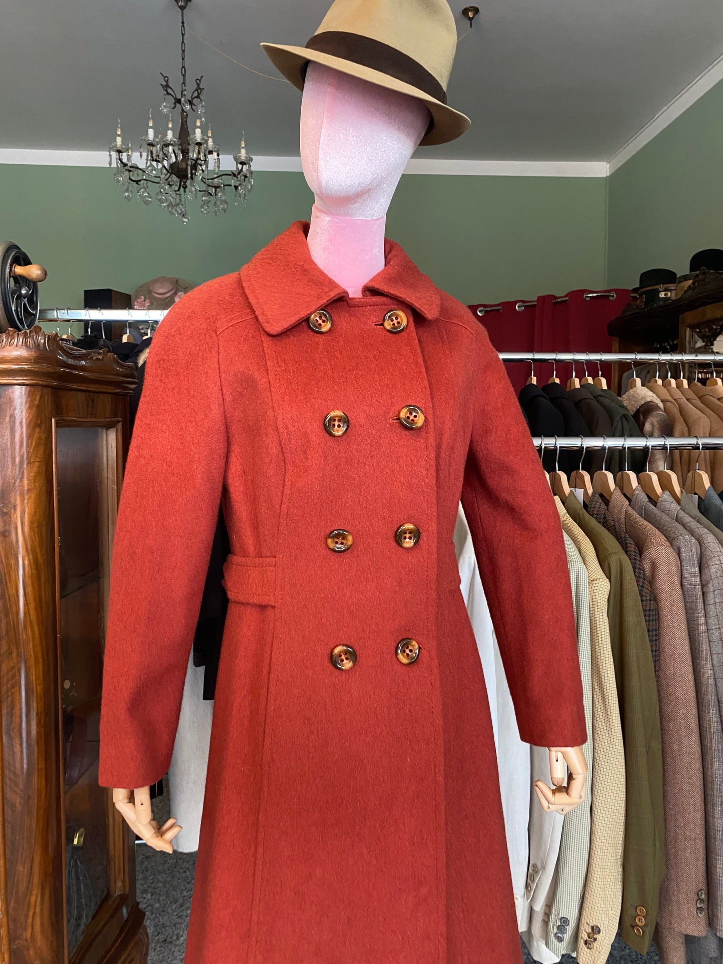 Cappotto anni ‘70 color ruggine - TG. 40/42