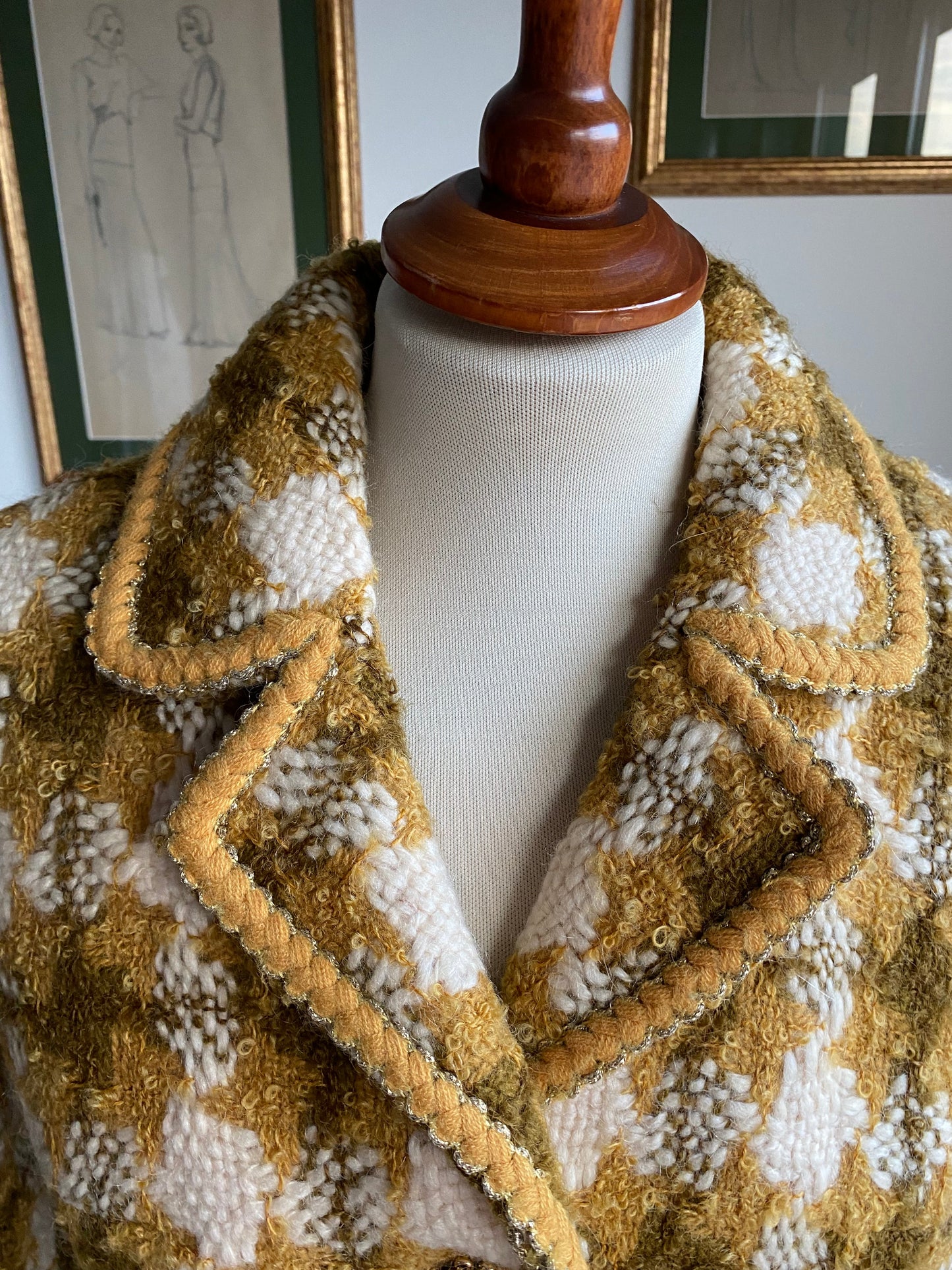 Tailleur anni ‘60 bouclé di lana - TG. 40/42