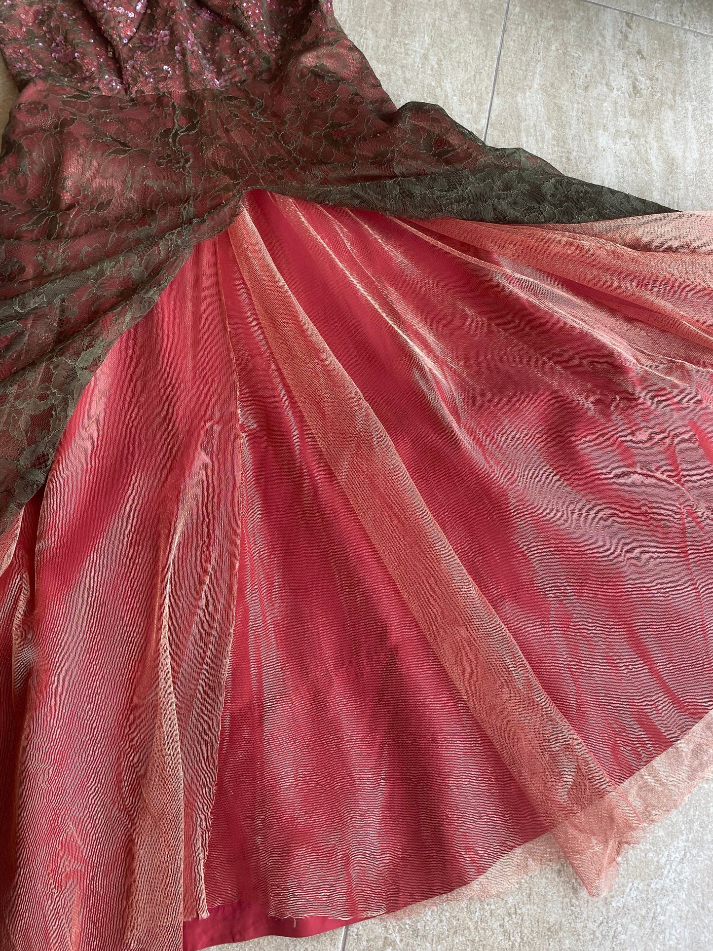 Abito anni '50 haute couture - TG. 46