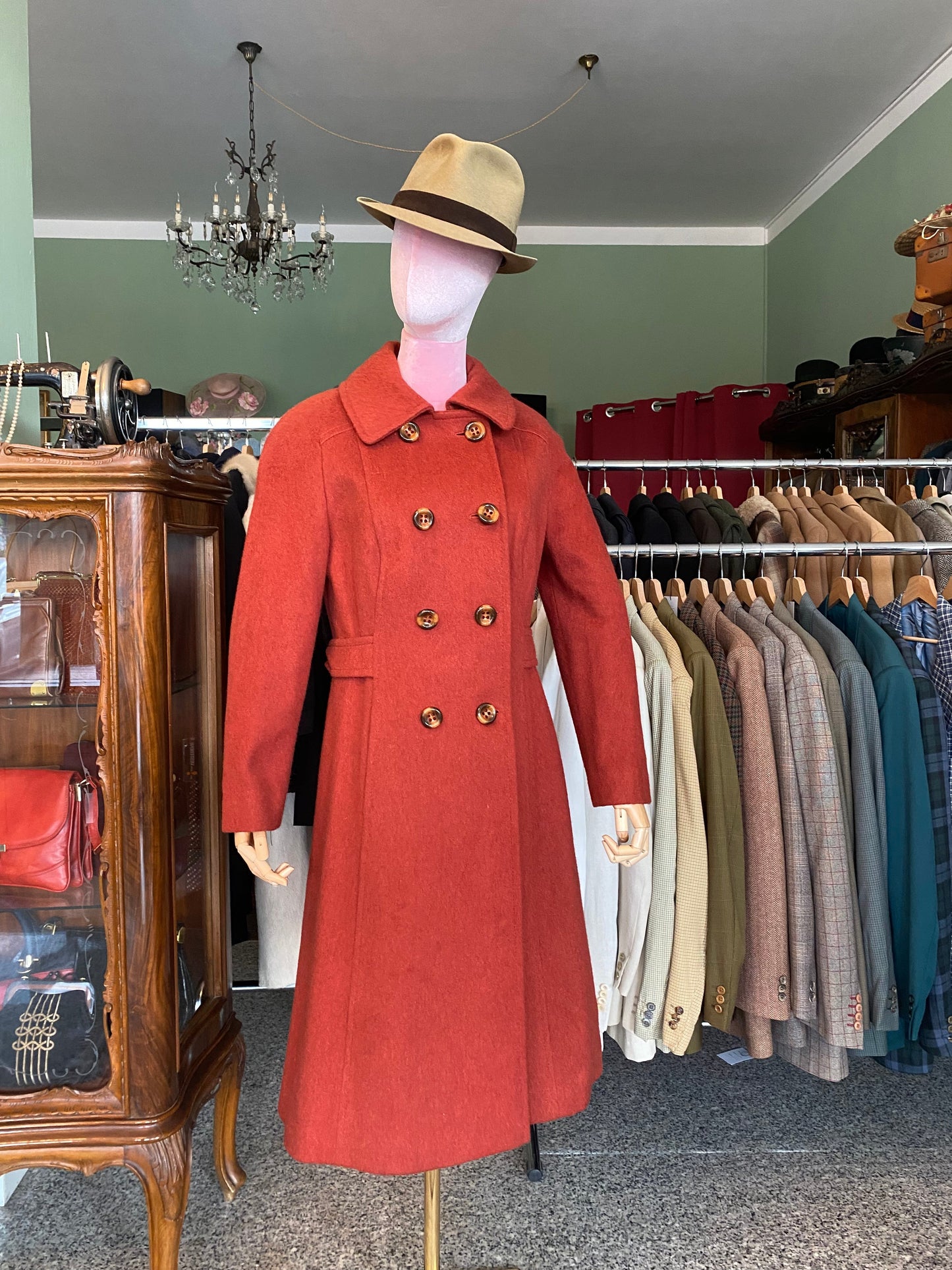 Cappotto anni ‘70 color ruggine - TG. 40/42
