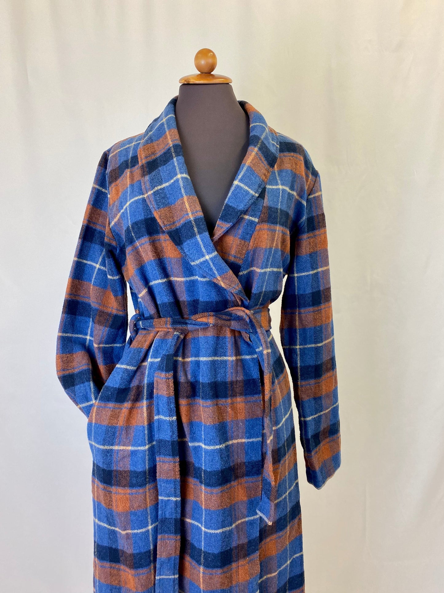 Vestaglia in lana a quadri - TG. 44/46/48