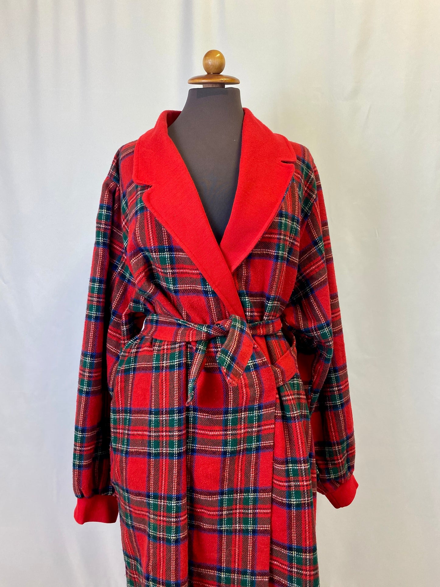 Vestaglia in lana tartan - TG. 48/50/52