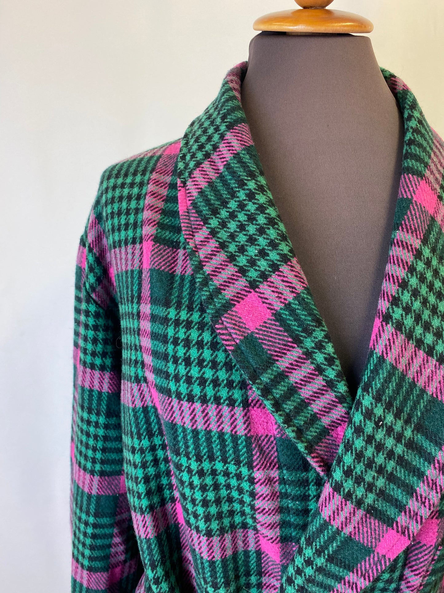 Vestaglia verde e rosa - TG. 48/50/52