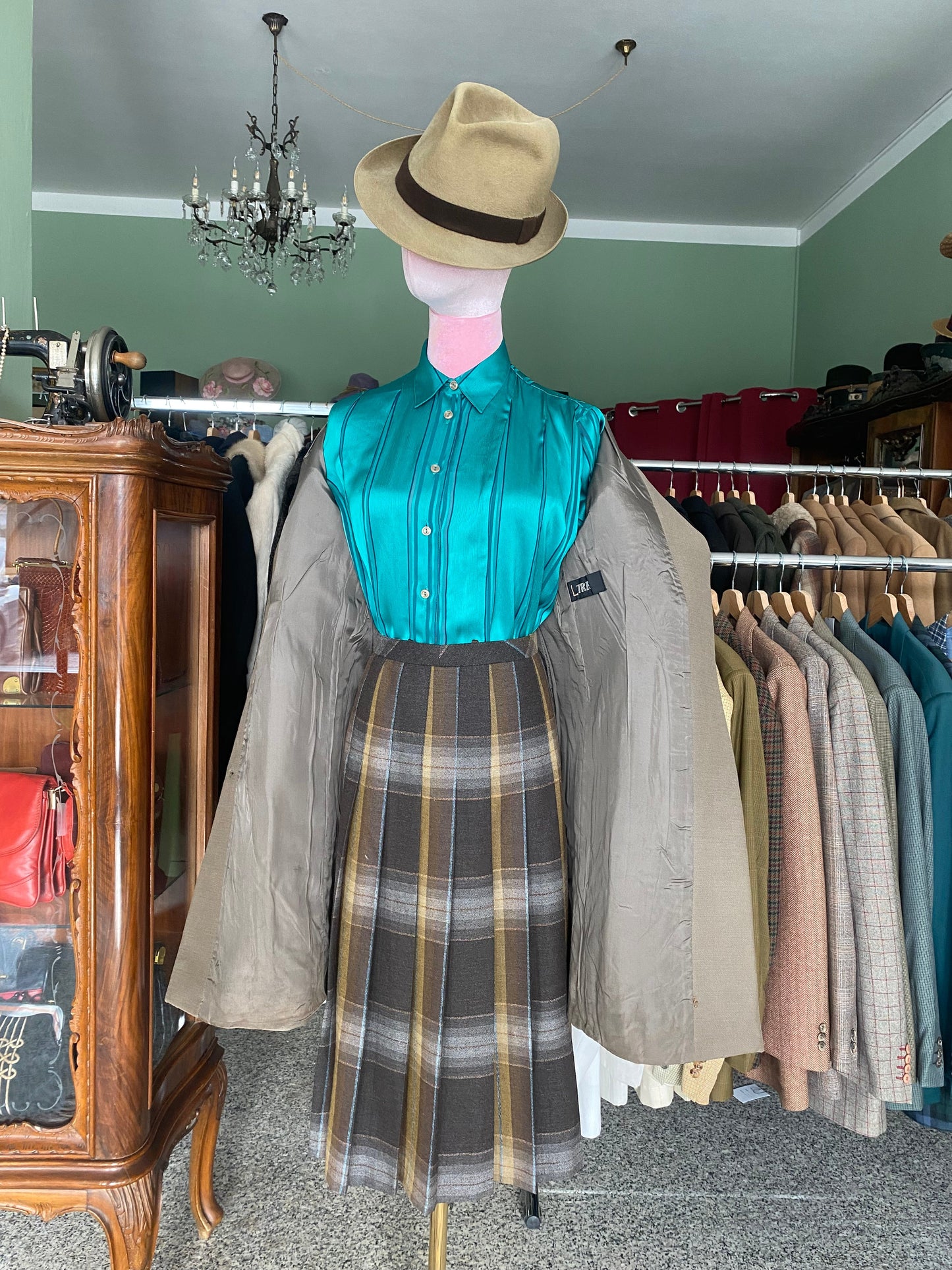 Cappotto anni ‘60 cachi - TG. 40