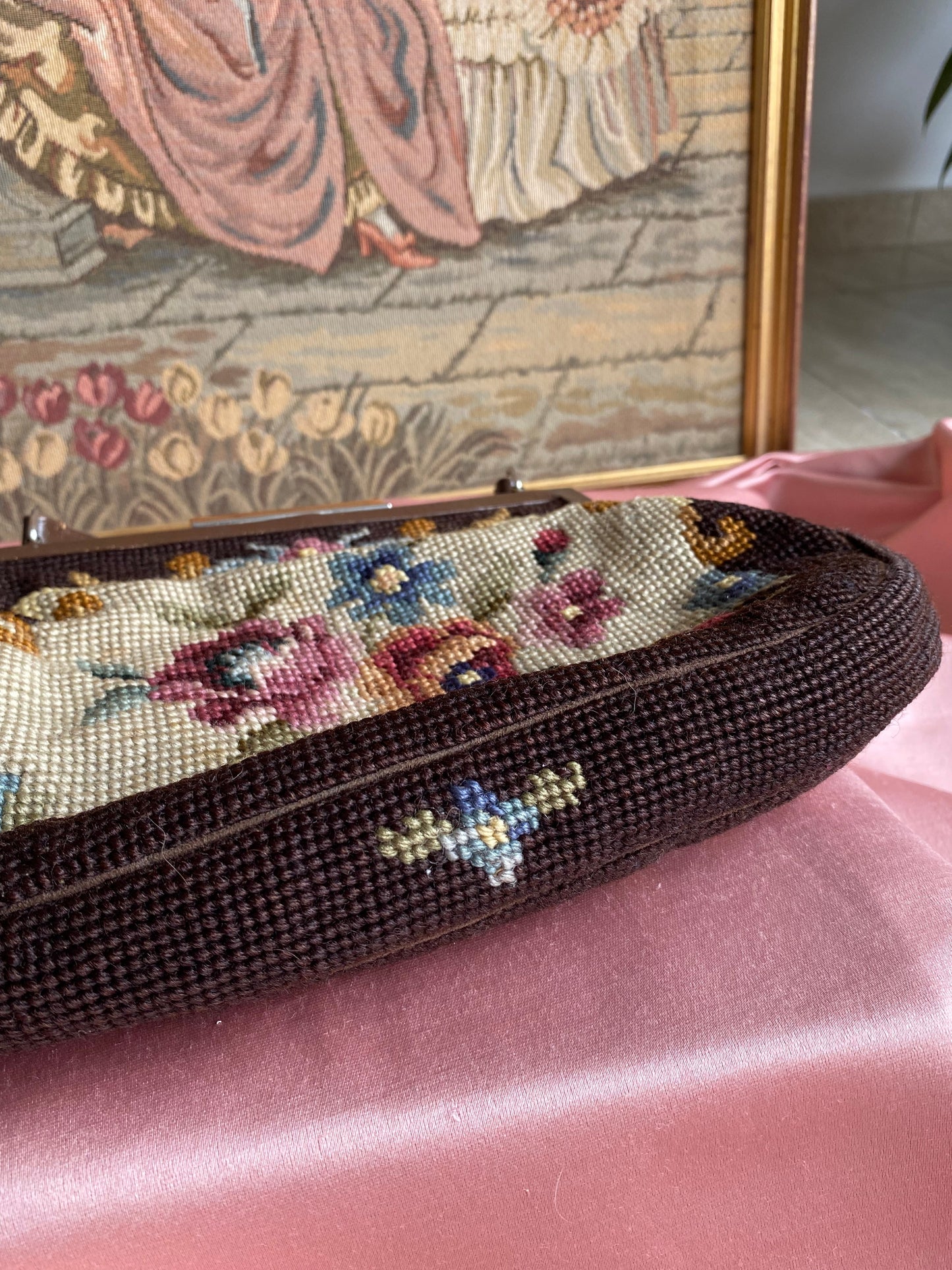 Borsa fine anni ‘40 - sfondo marrone