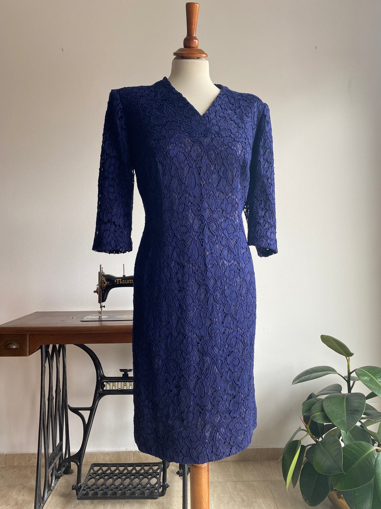 Abito anni ‘60 in pizzo macramè - TG 44