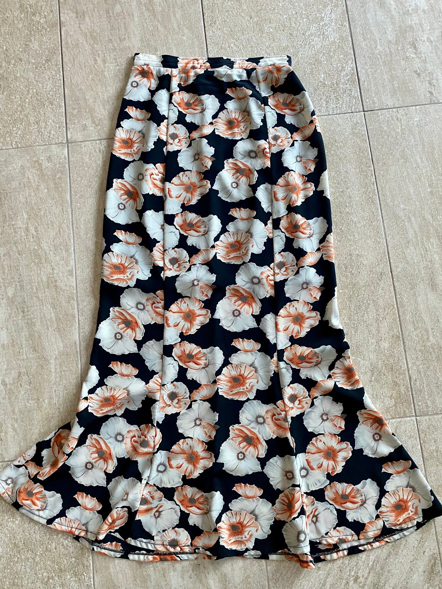 Gonna longuette modello sirena