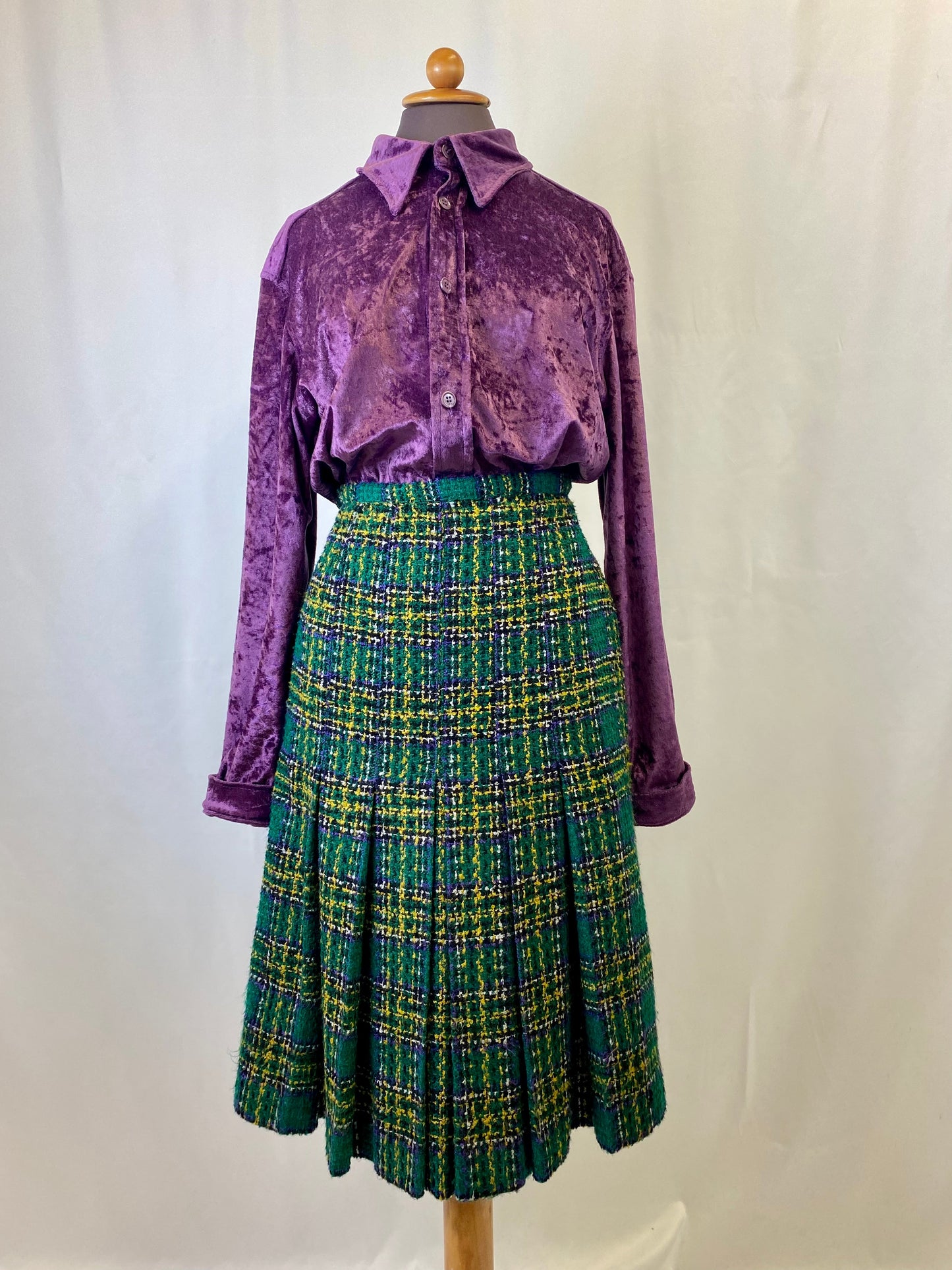 Camicia anni ‘70 viola - TG. 46/48/50