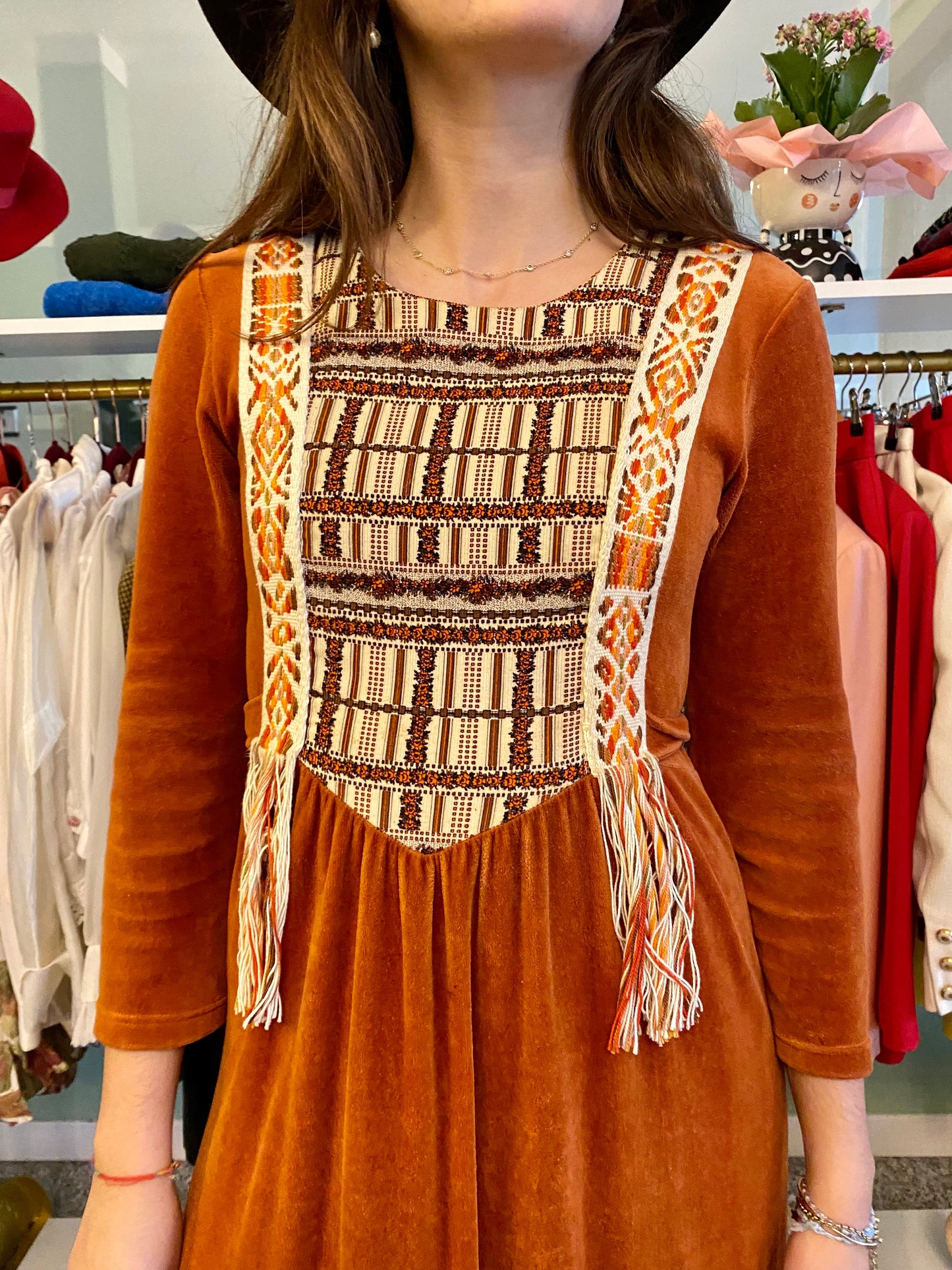 Maxi dress anni ‘70 Lilly Ann - TG. 40