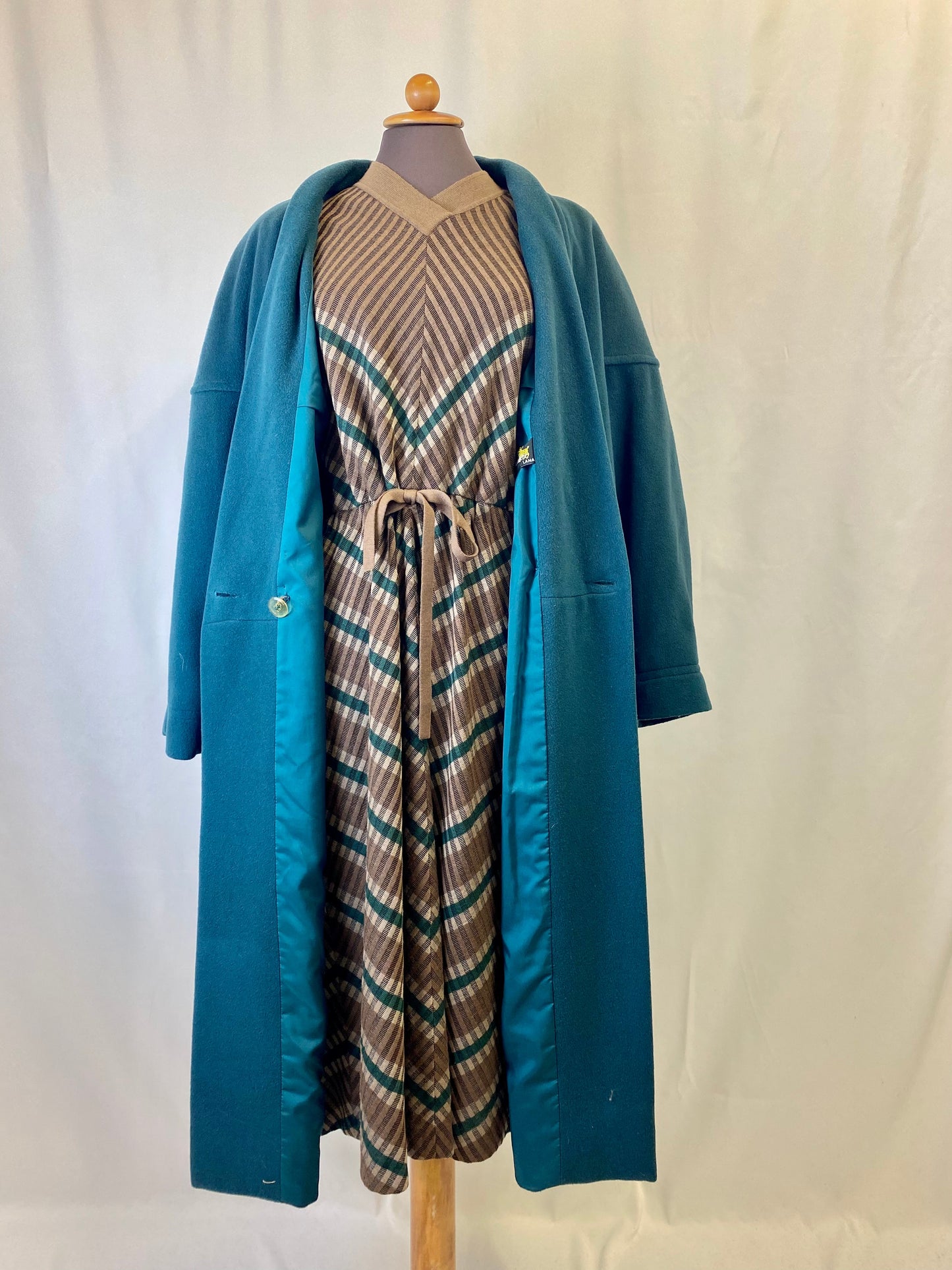 Cappotto verde ottanio - TG. 48/50/52 lo