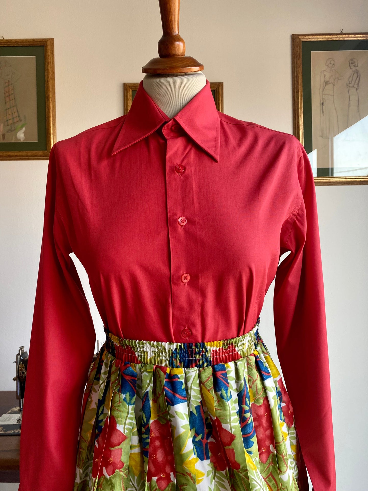 Camicia color ciliegia 🍒- TG. 40