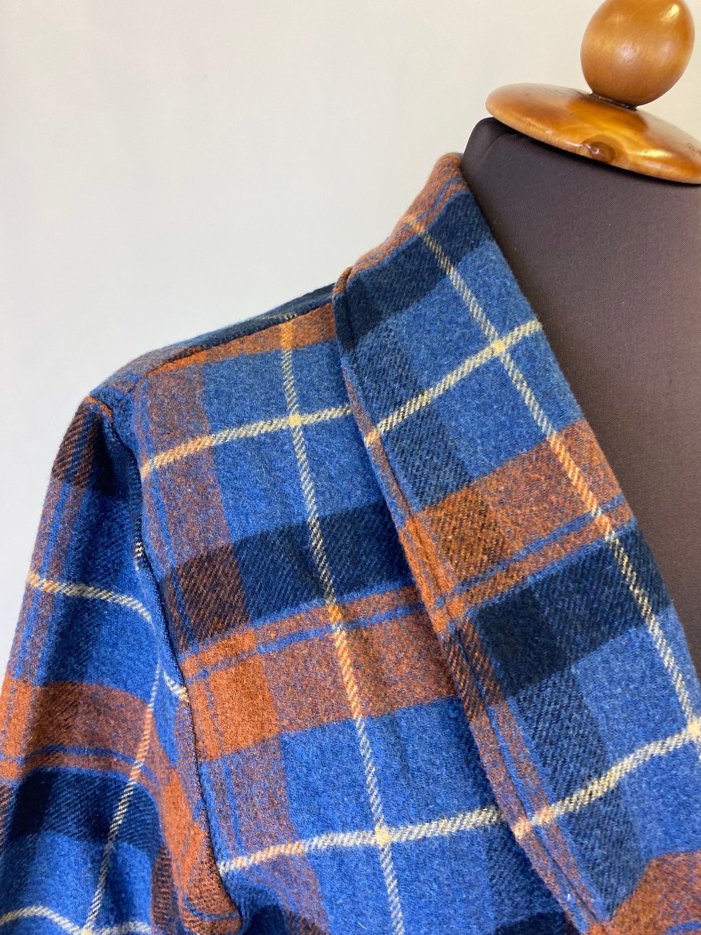 Vestaglia in lana a quadri - TG. 44/46/48