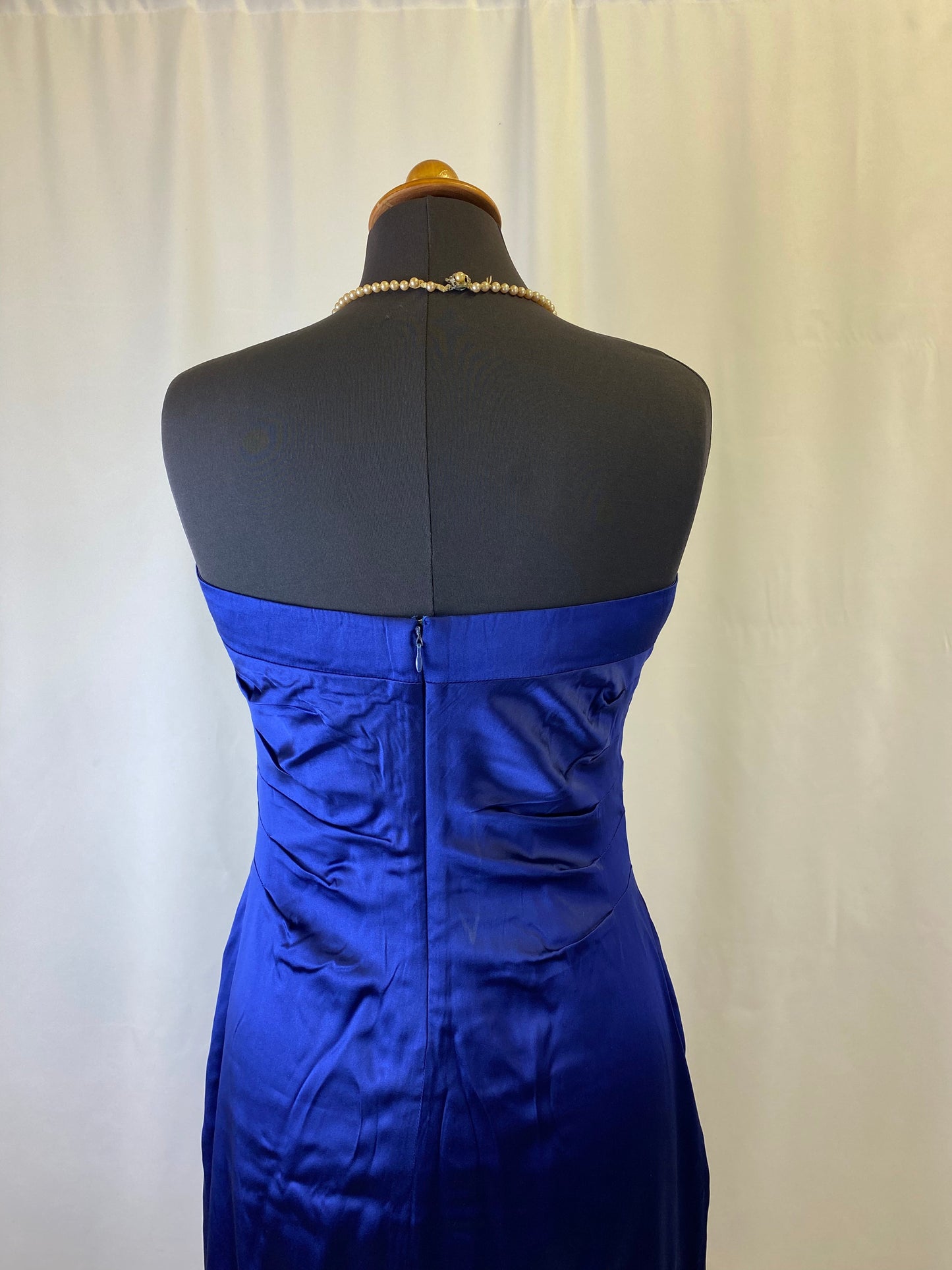 Abito in seta blu - TG. 40