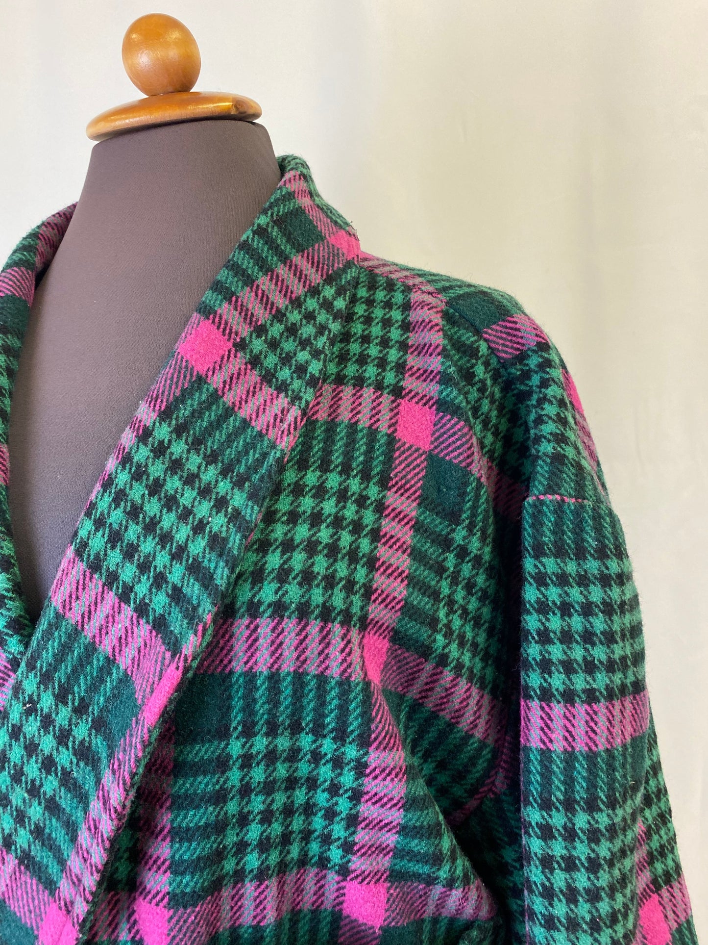 Vestaglia verde e rosa - TG. 48/50/52