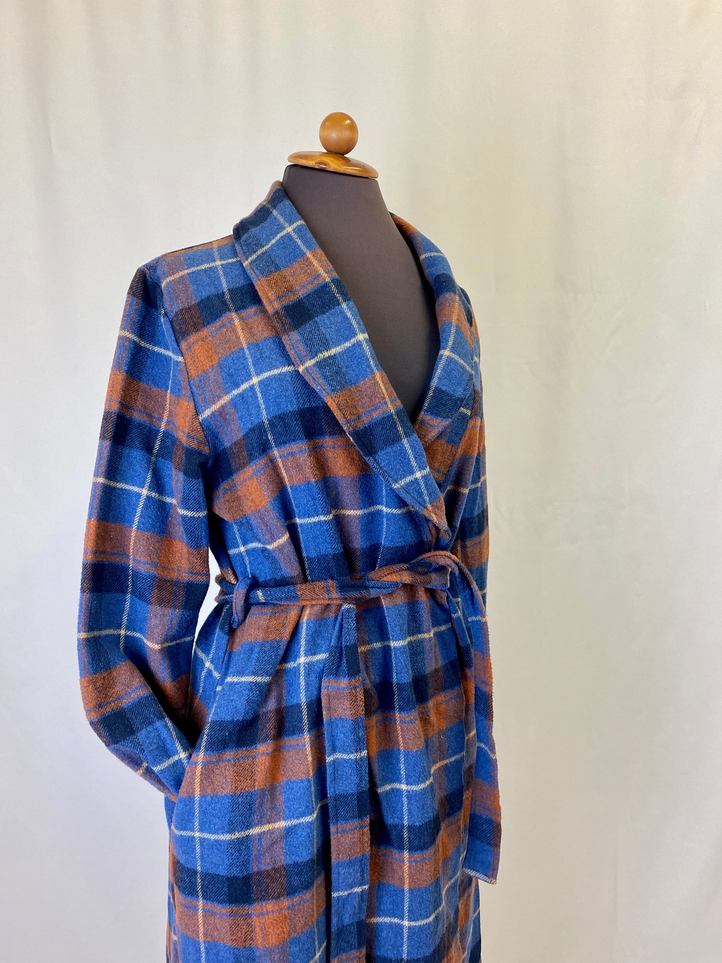 Vestaglia in lana a quadri - TG. 44/46/48