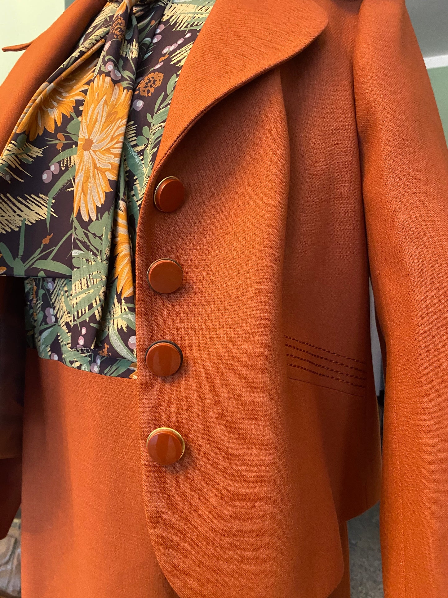 Tailleur anni ‘70 giacca + abito - TG. 40/42/44