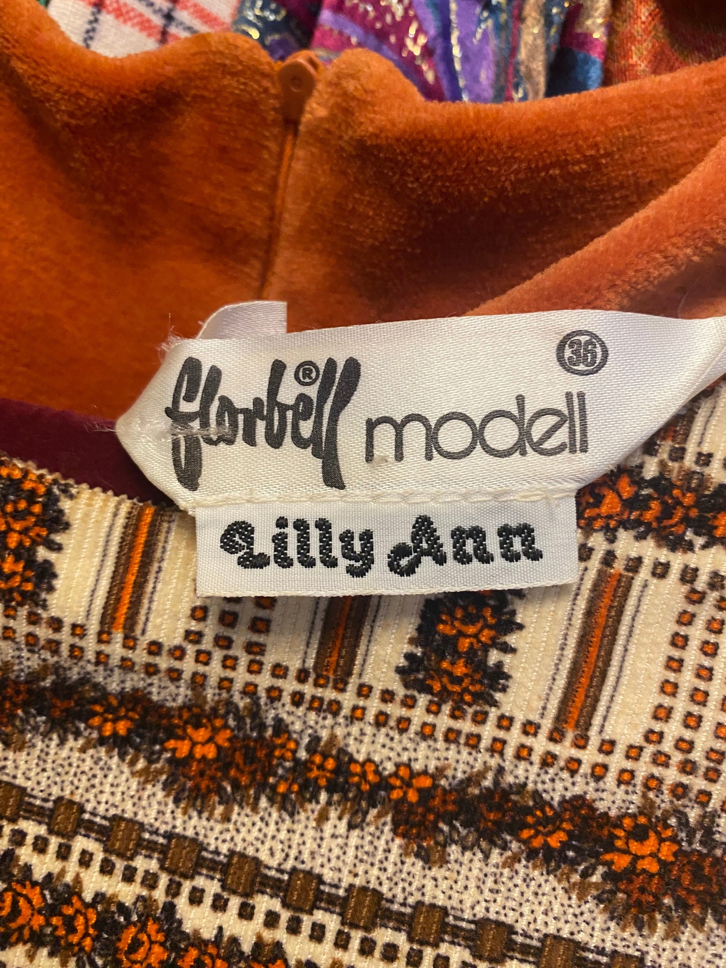 Maxi dress anni ‘70 Lilly Ann - TG. 40