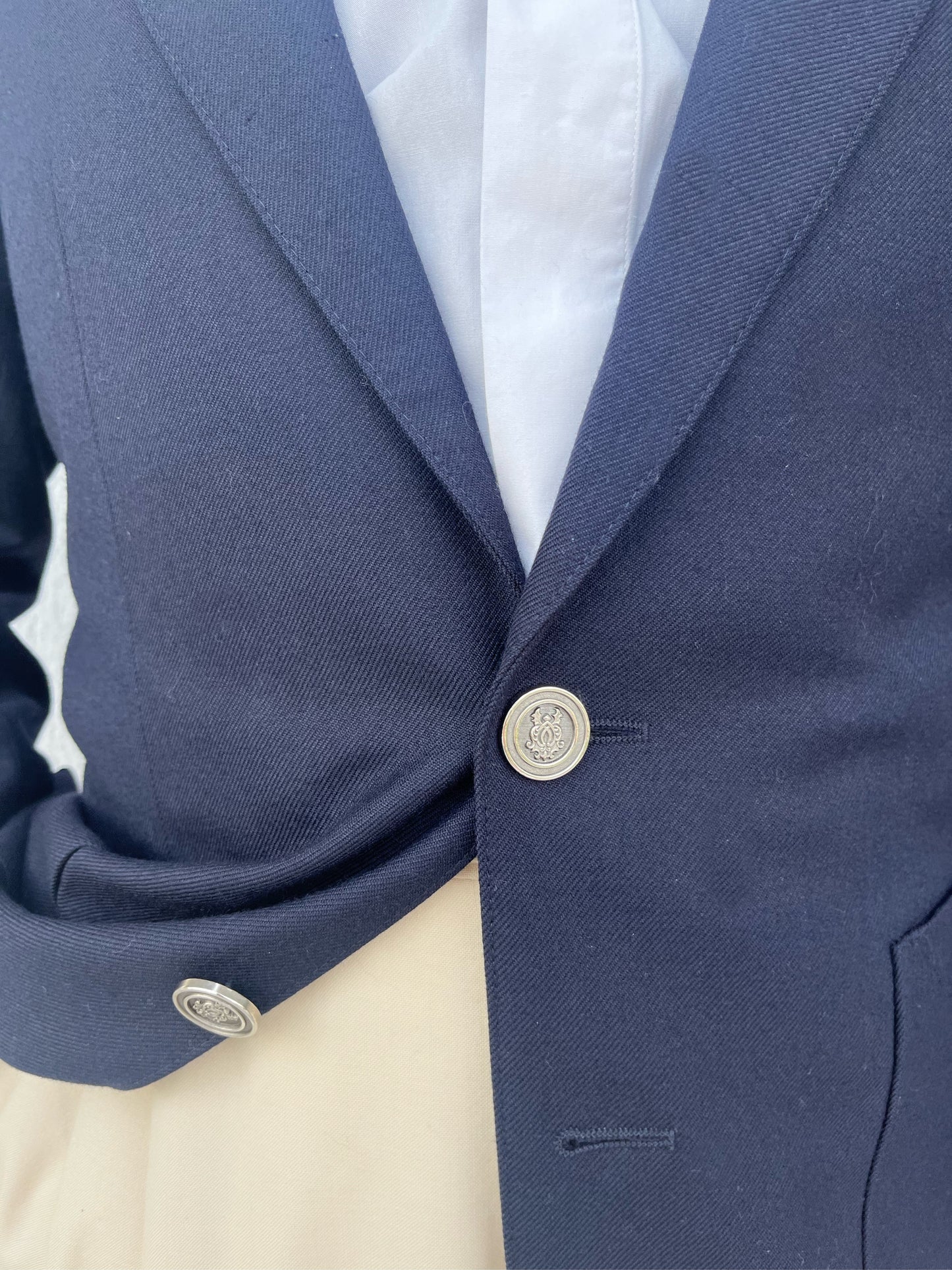Blazer anni '80 blu navy