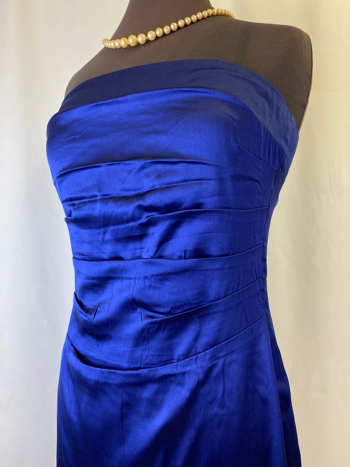 Abito in seta blu - TG. 40