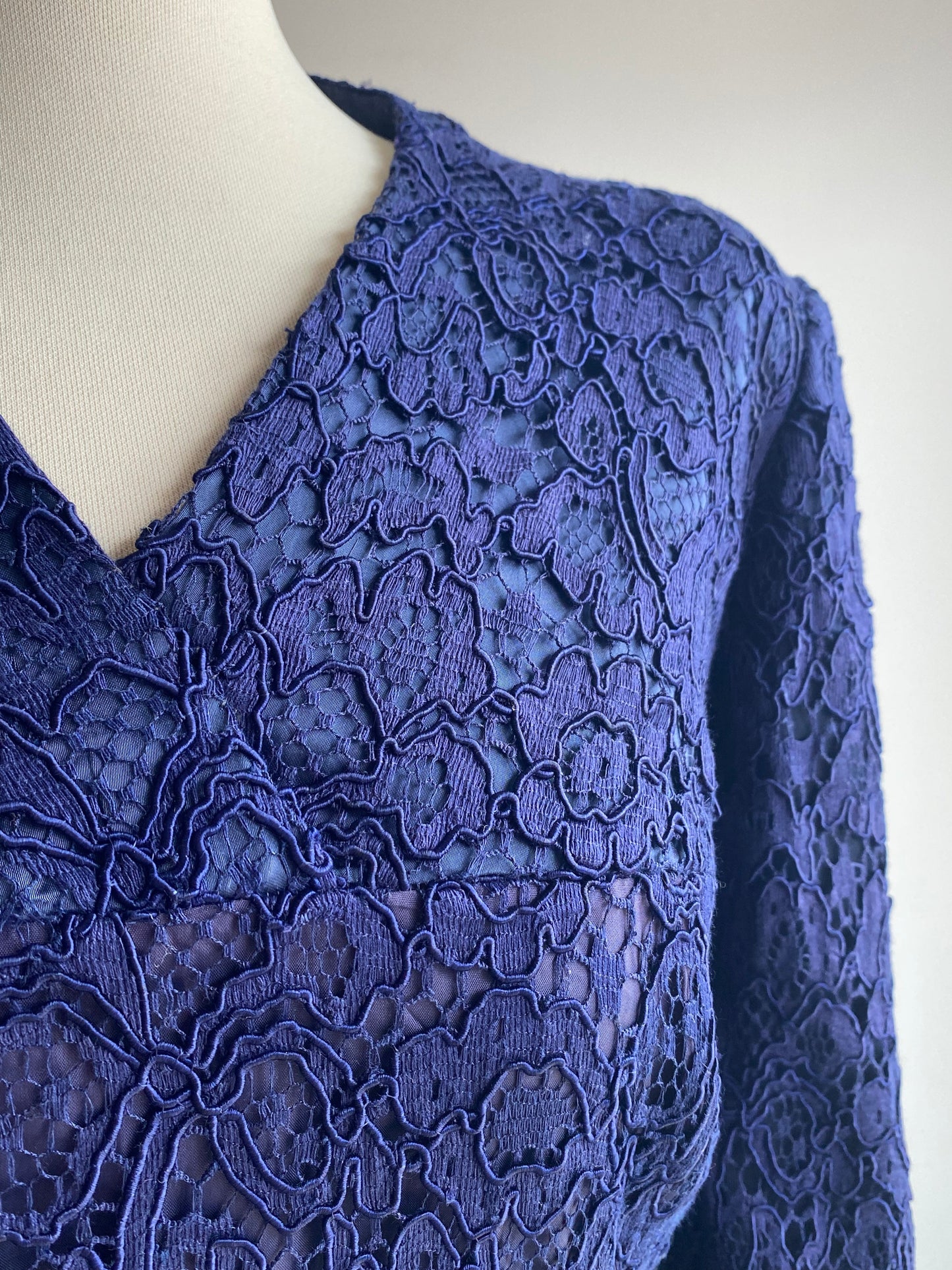 Abito anni ‘60 in pizzo macramè - TG 44