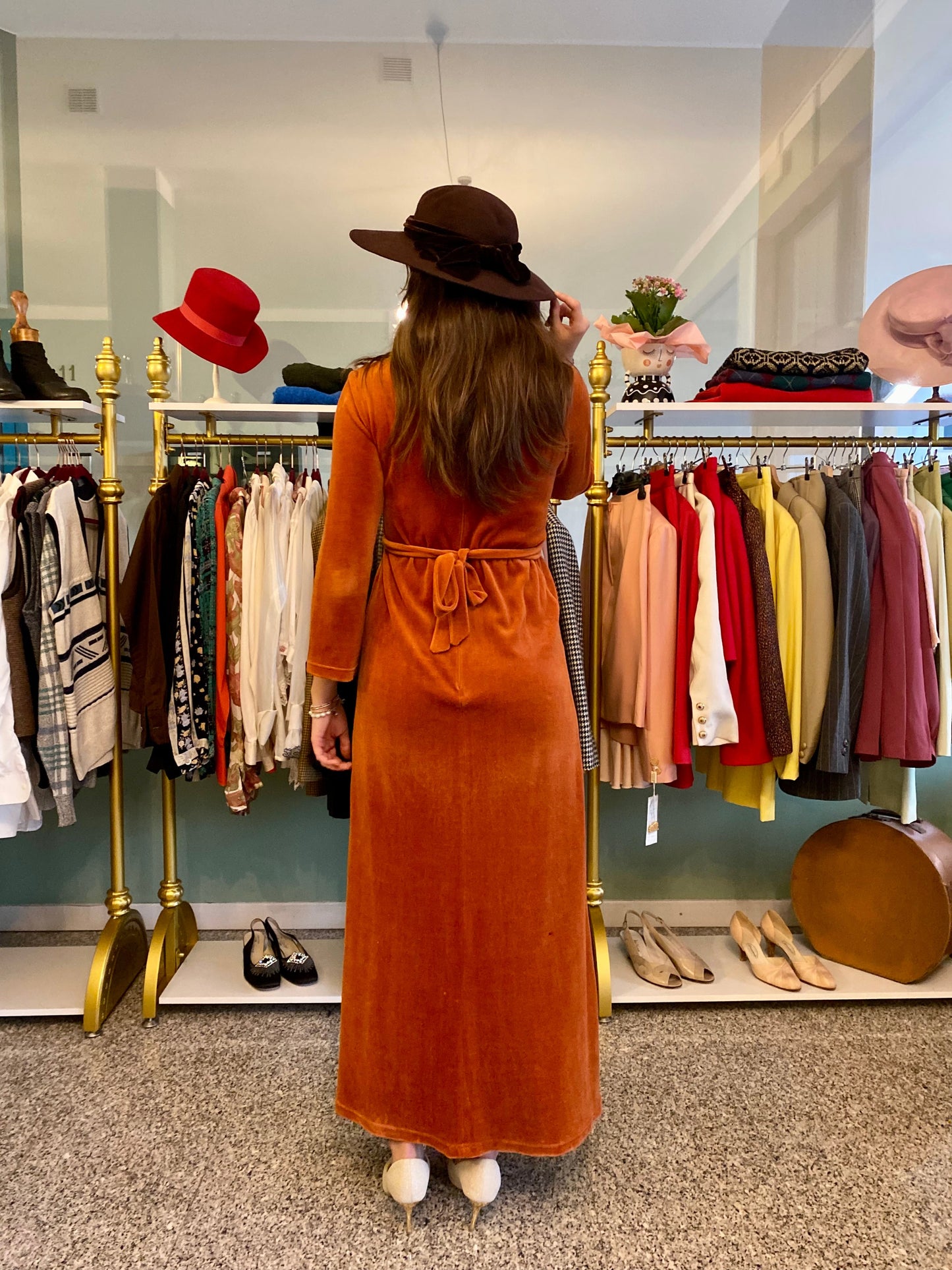 Maxi dress anni ‘70 Lilly Ann - TG. 40