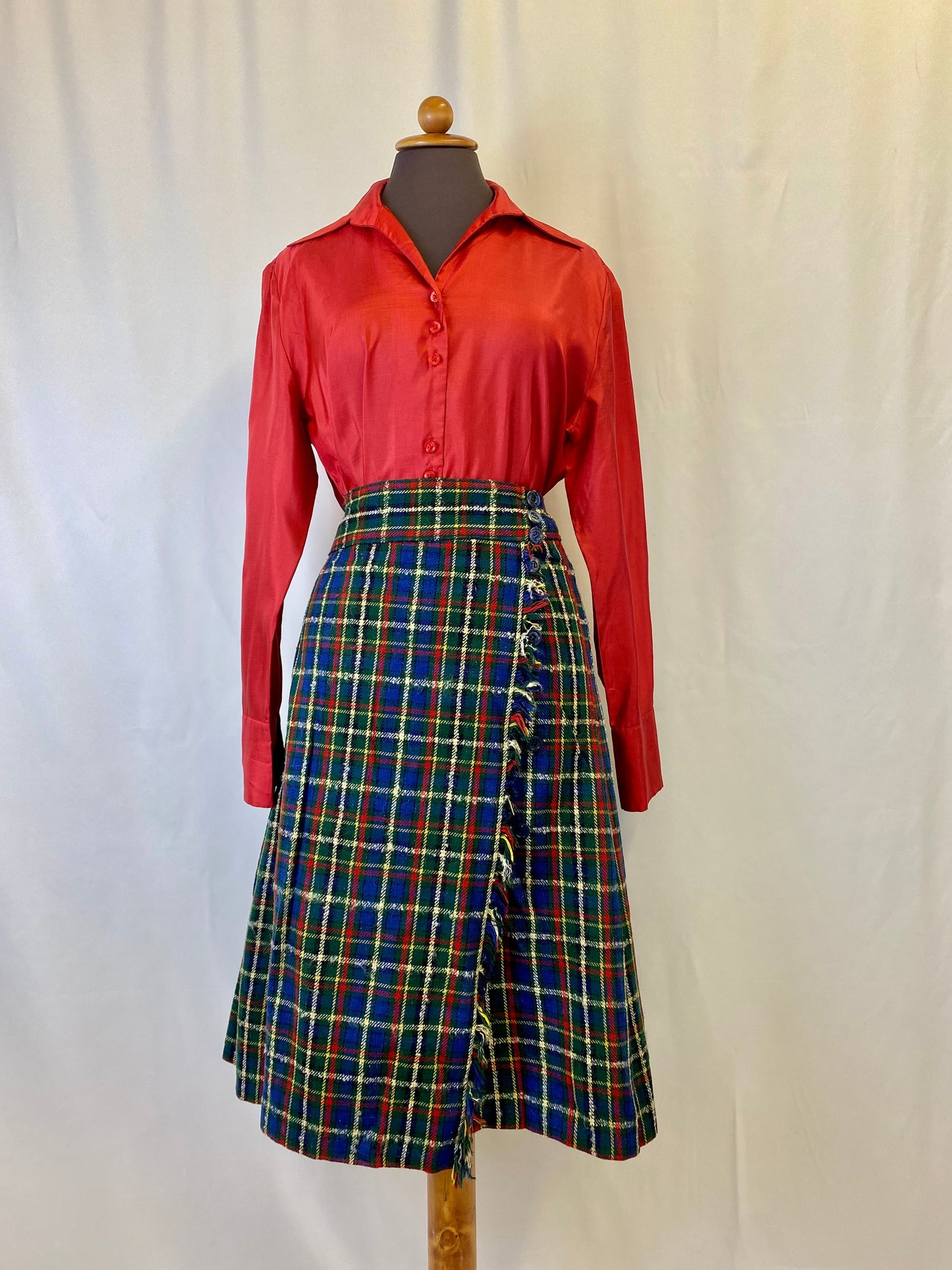 Camicia rossa in seta - TG. 40/42