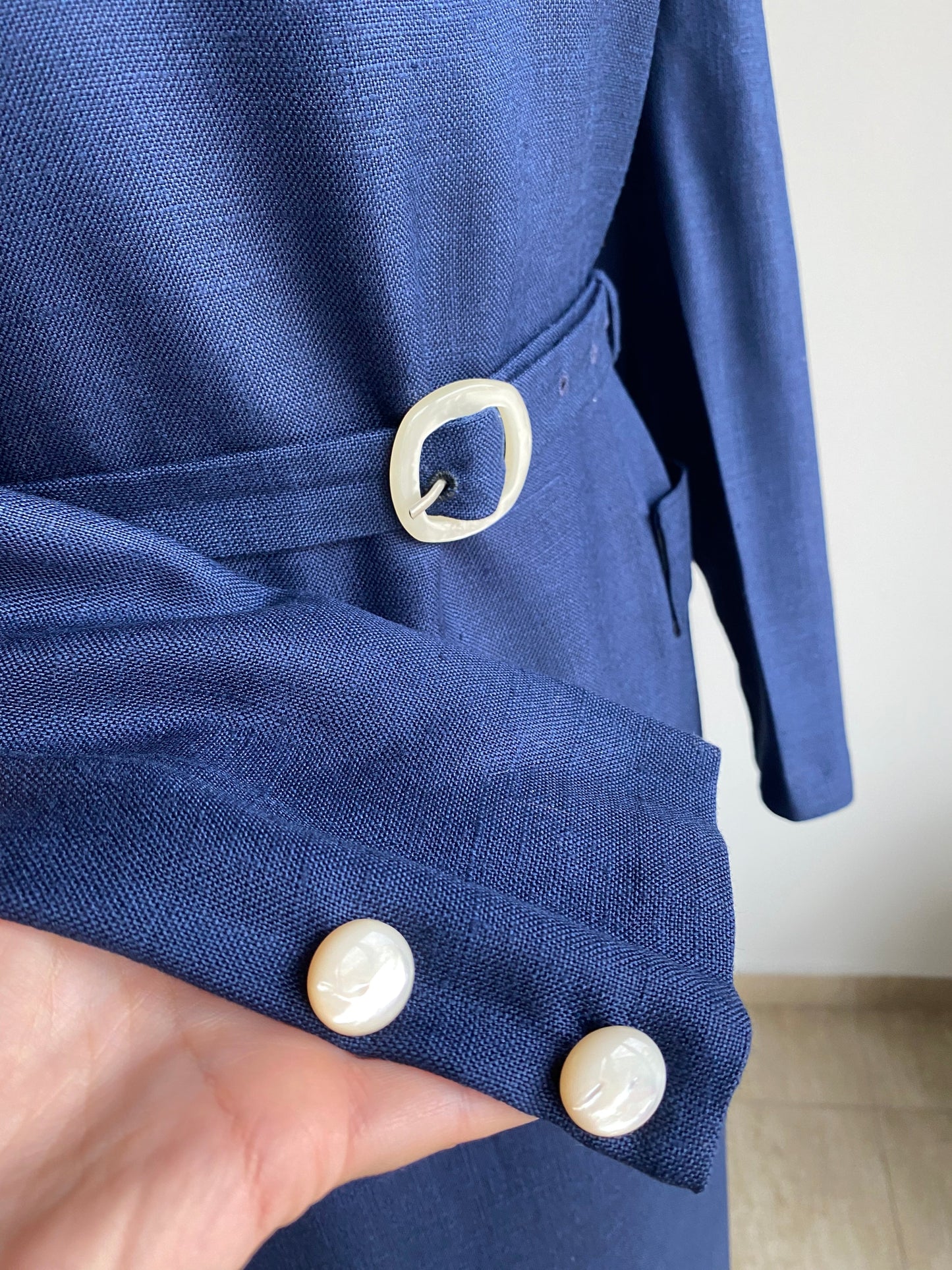 Abito anni ‘60 blu navy -TG. 46