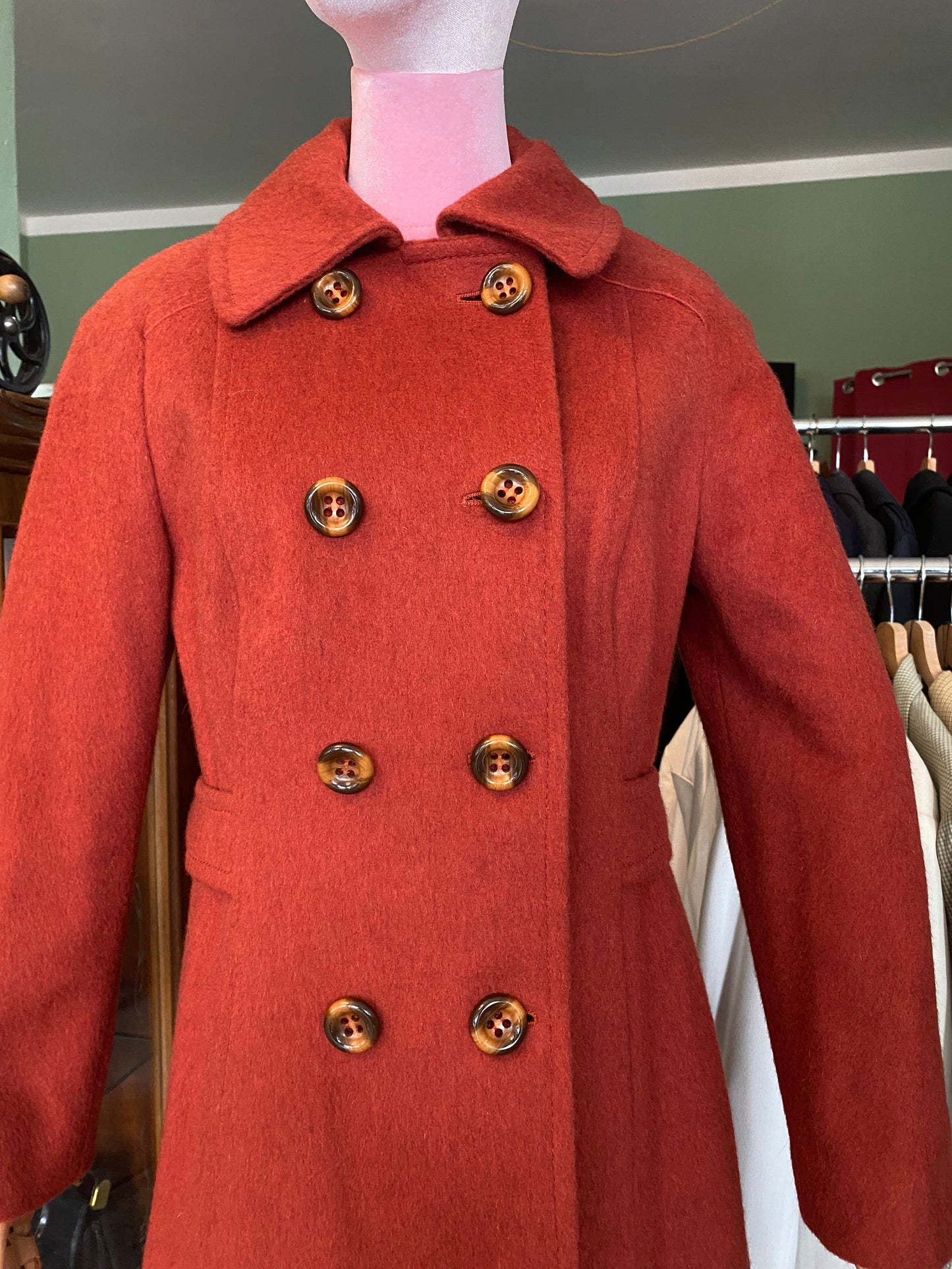 Cappotto anni ‘70 color ruggine - TG. 40/42