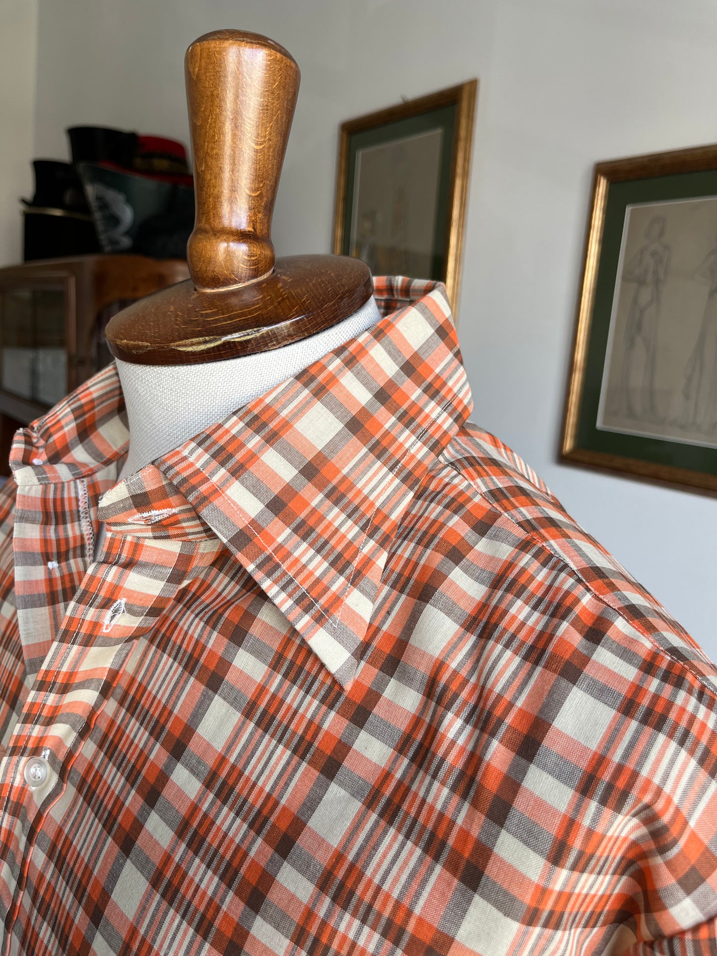 Camicia anni '70 arancione