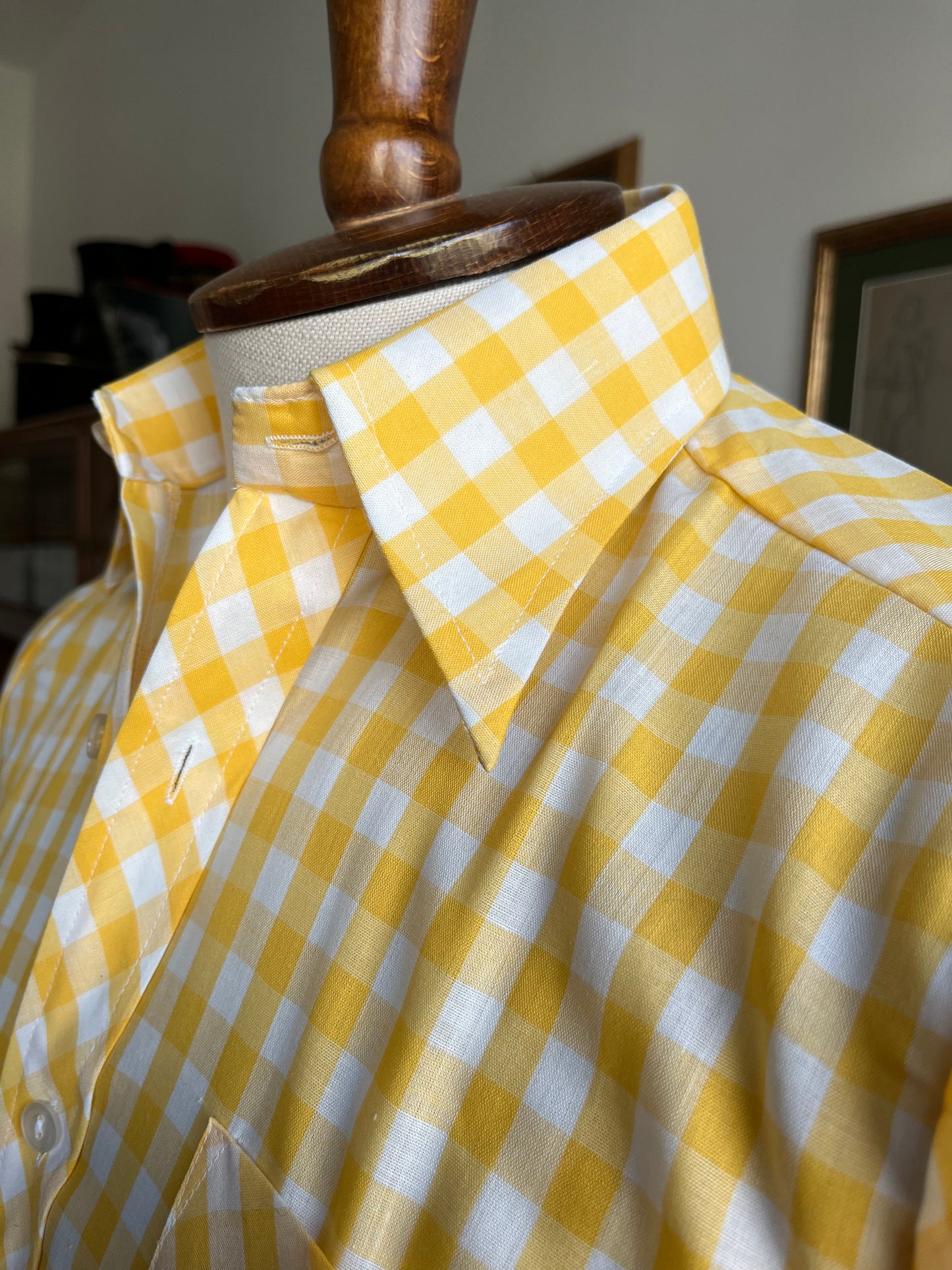 Camicia anni '70 vichy