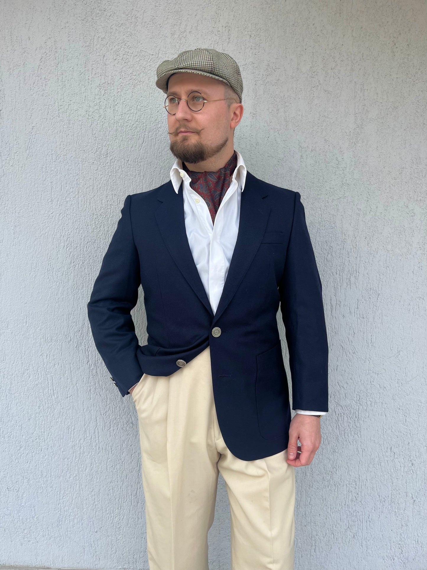 Blazer anni '80 blu navy