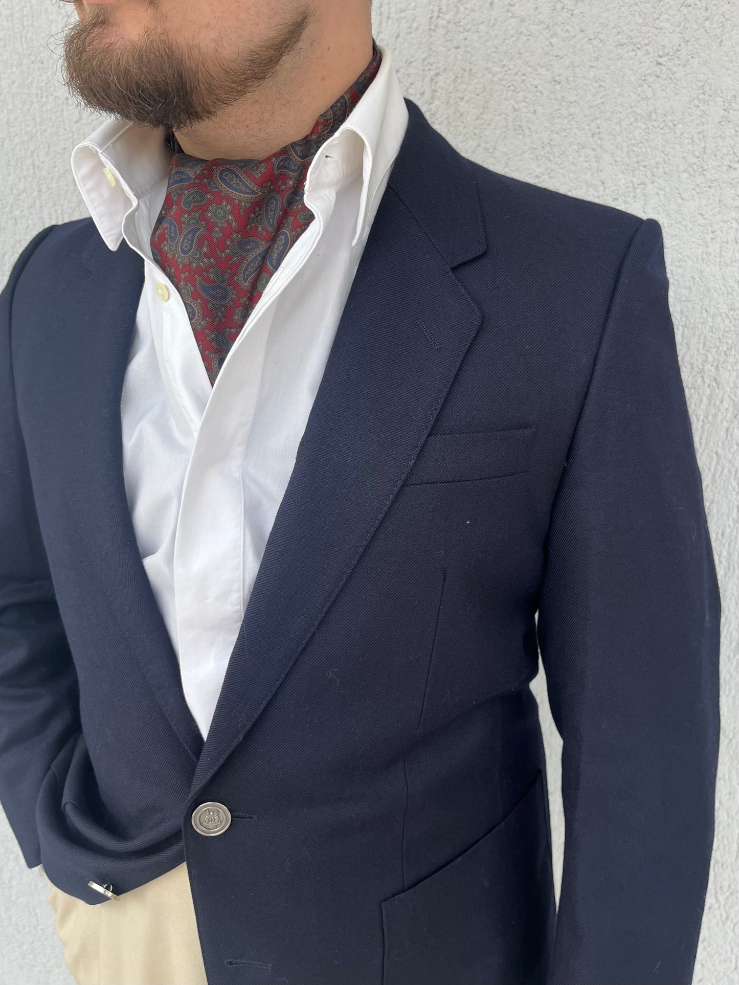 Blazer anni '80 blu navy