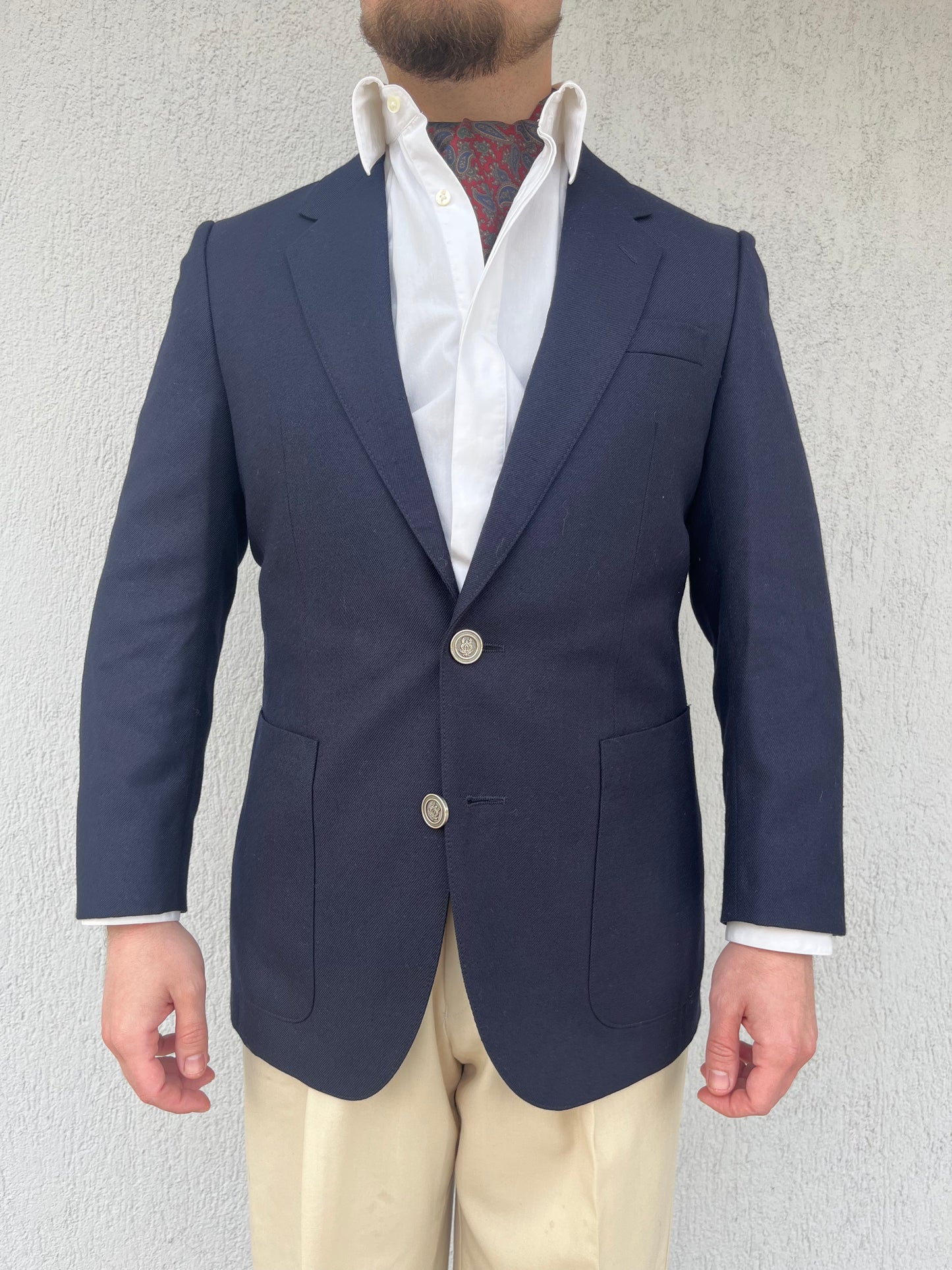 Blazer anni '80 blu navy