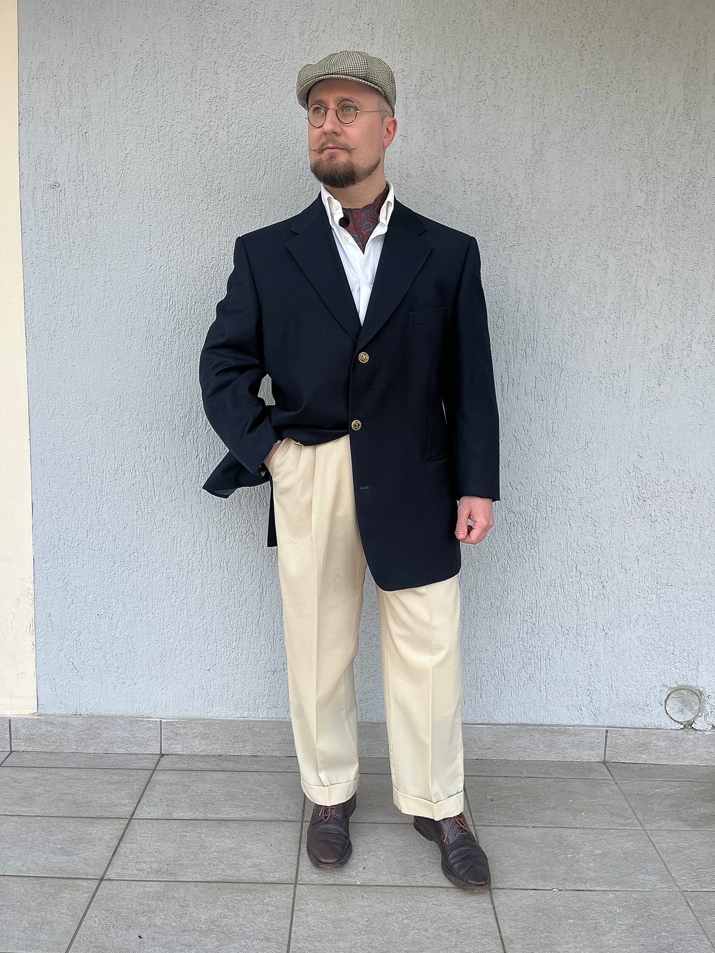 Blazer anni '90 blu navy