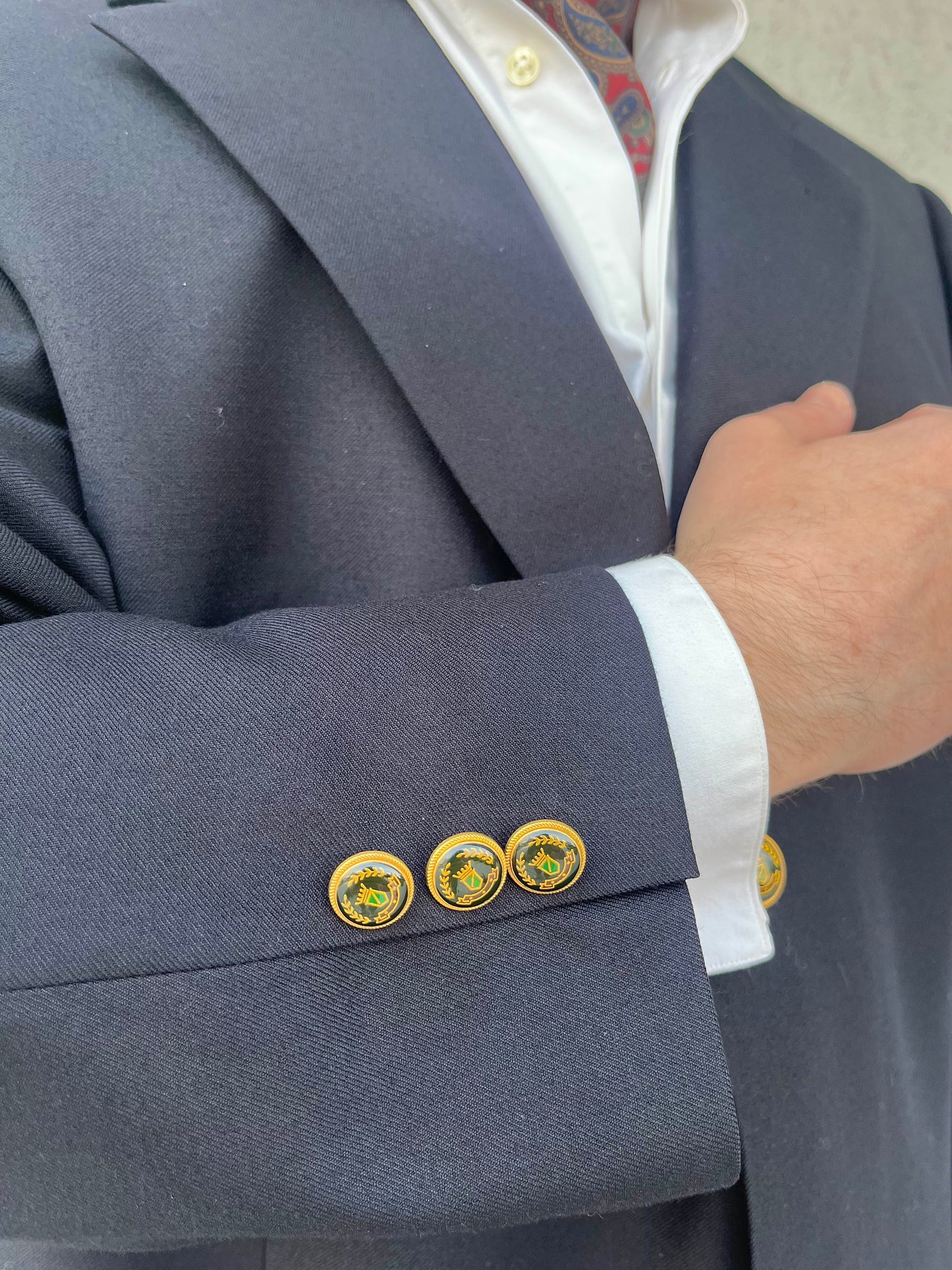 Blazer anni '90 blu navy