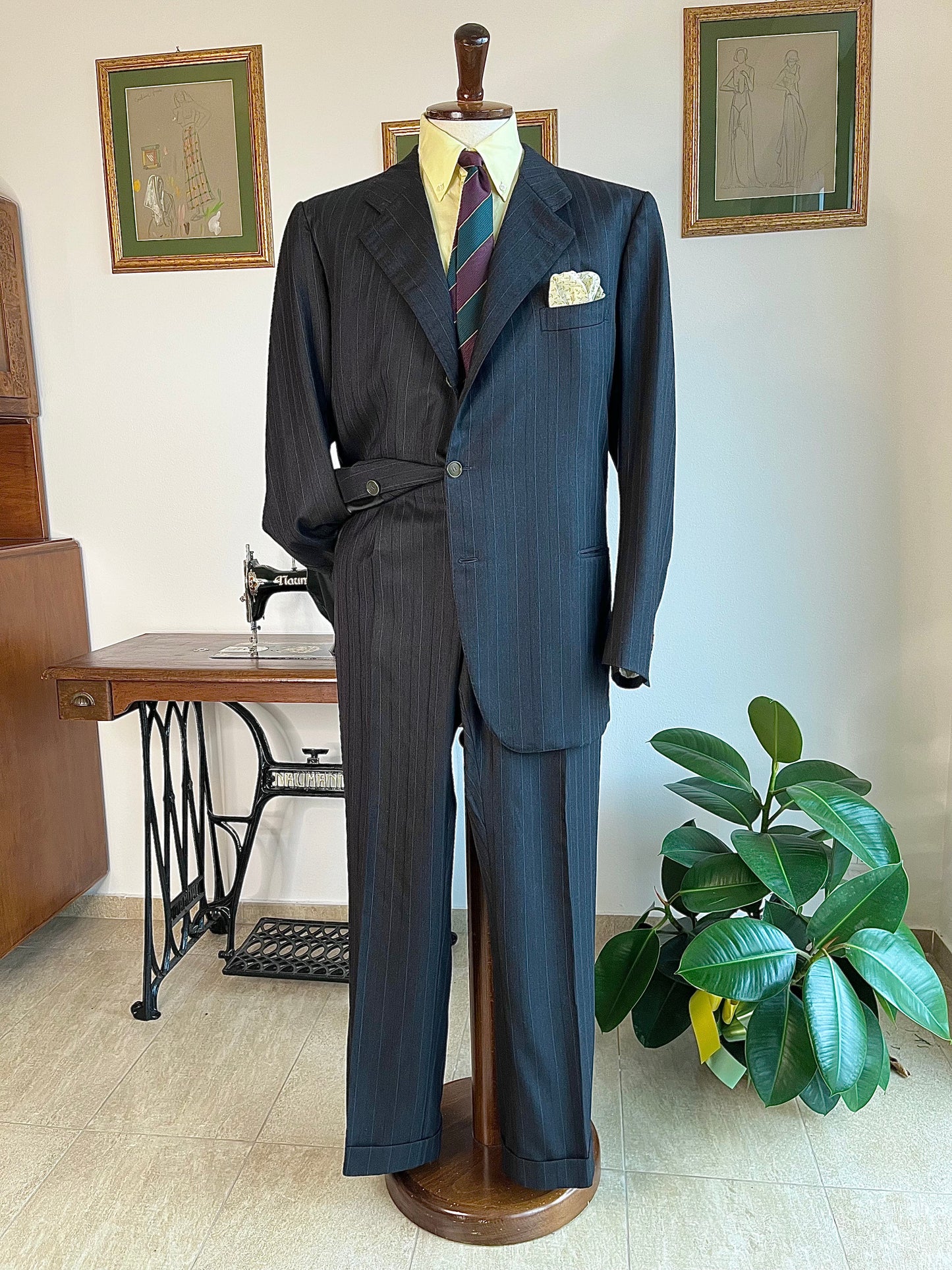 Completo anni '80 sartoriale tg. 60-62