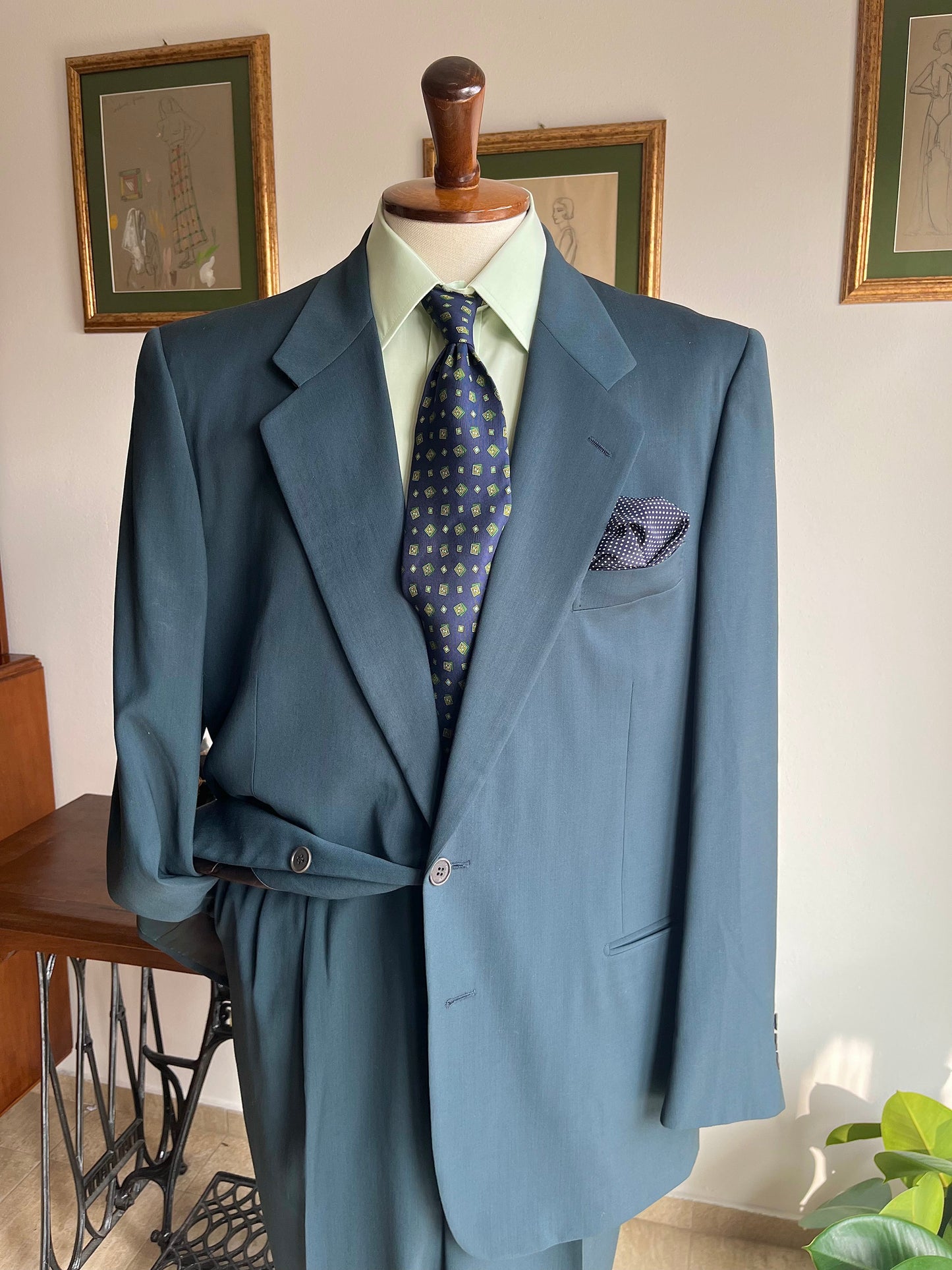 Completo anni '80 ottanio