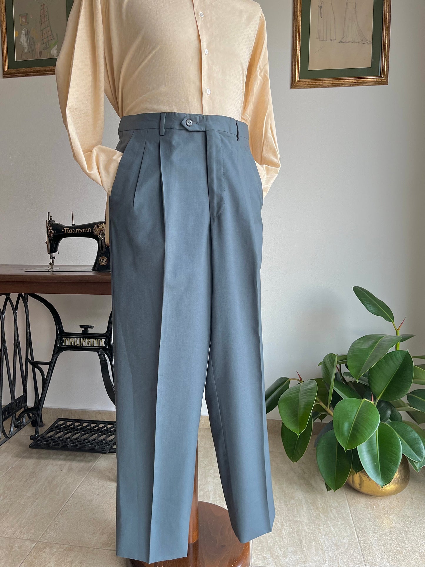 Completo anni '80 verde acqua