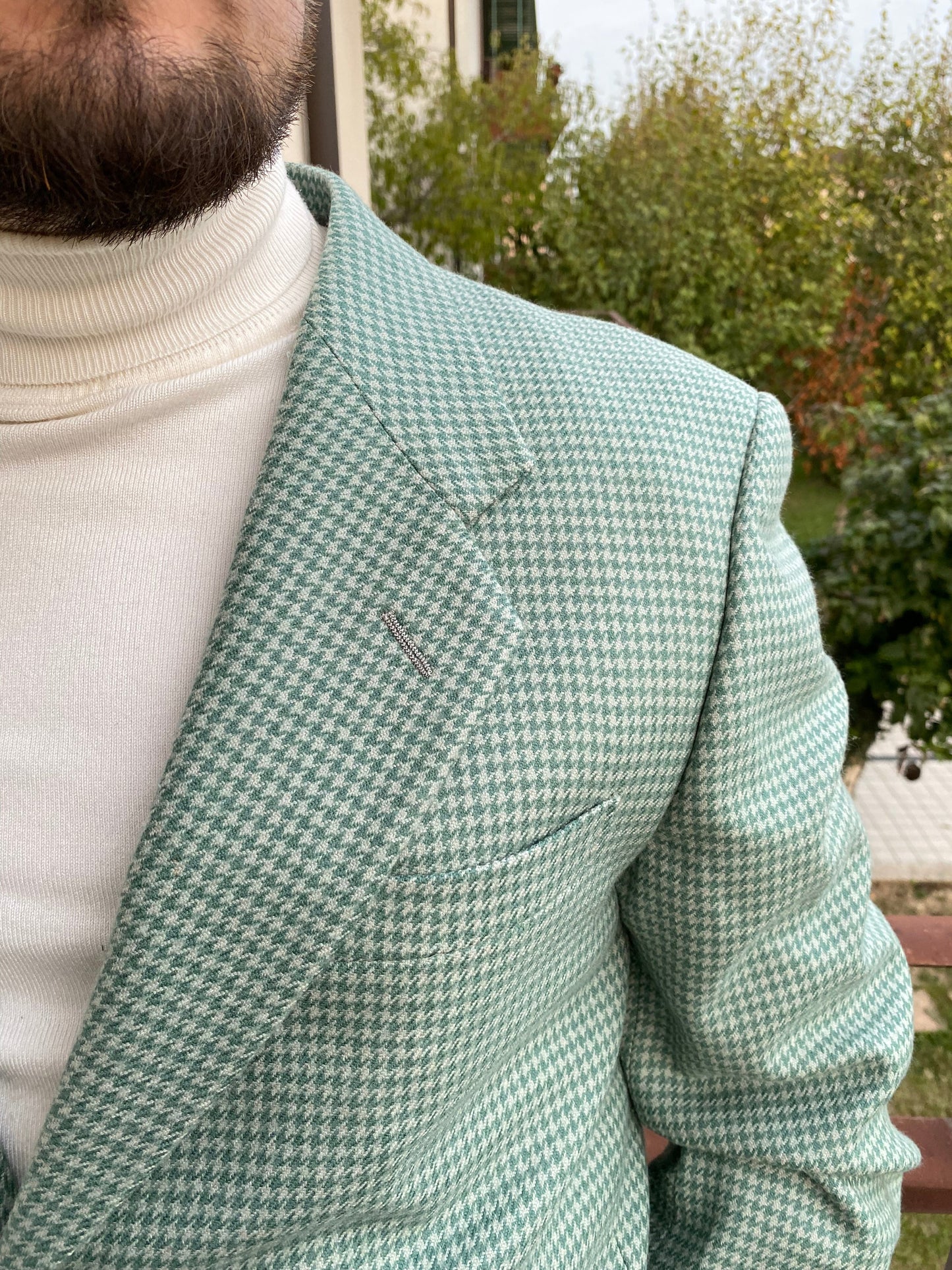 Giacca pied-de-poule anni '80
