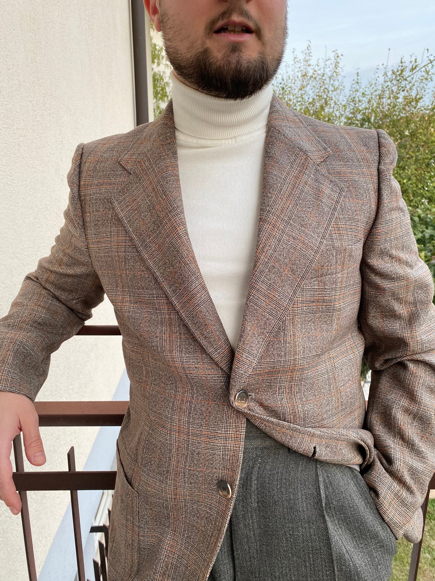 Giacca in principe di Galles anni '70
