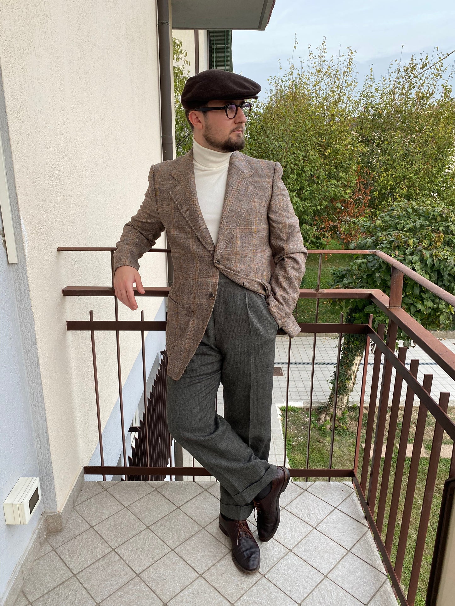Giacca in principe di Galles anni '70