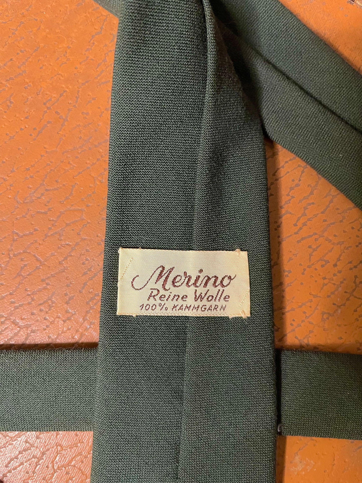 Cravatta lana merino cerbiatto
