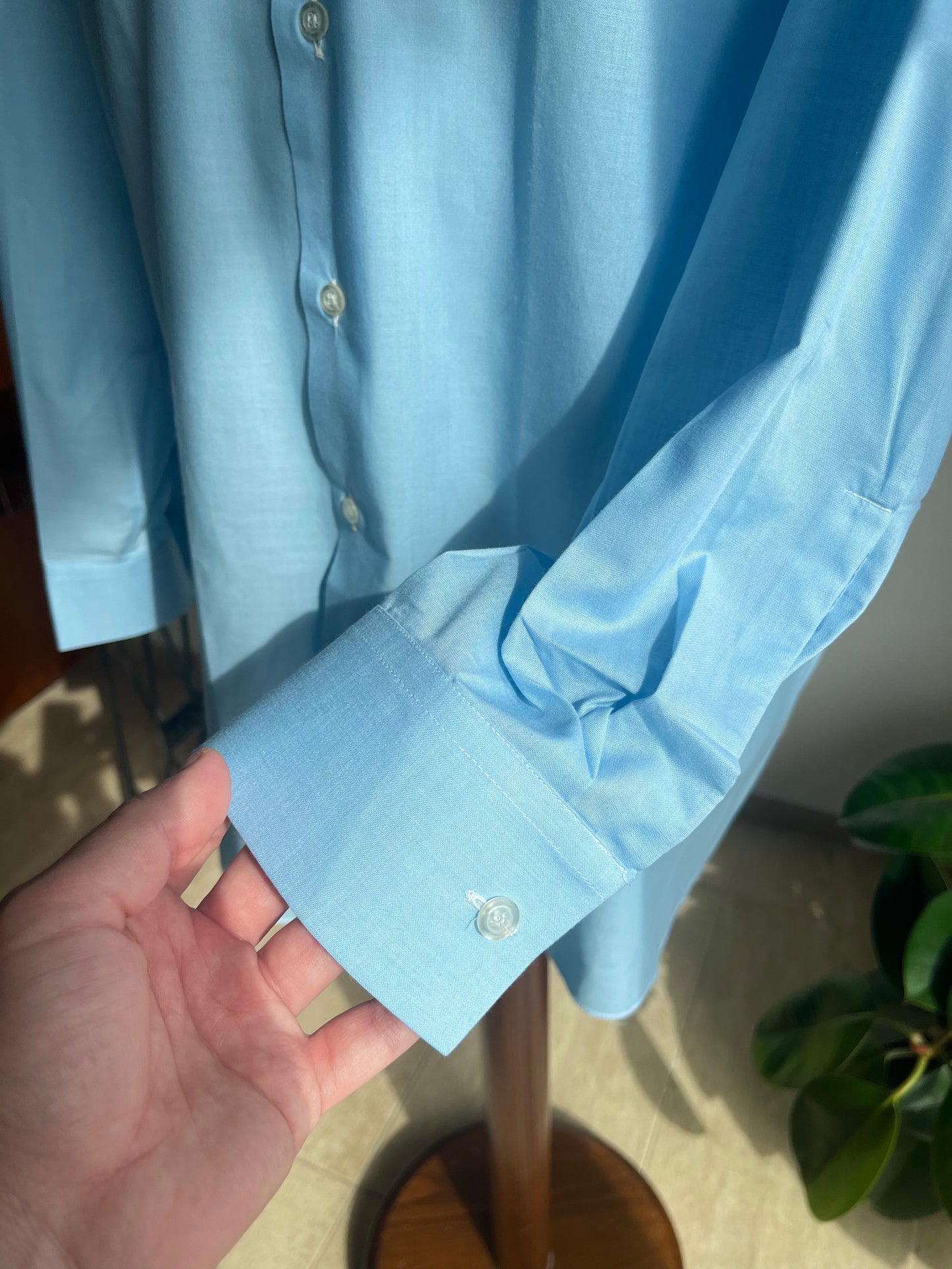 Camicia anni ‘70 azzurra