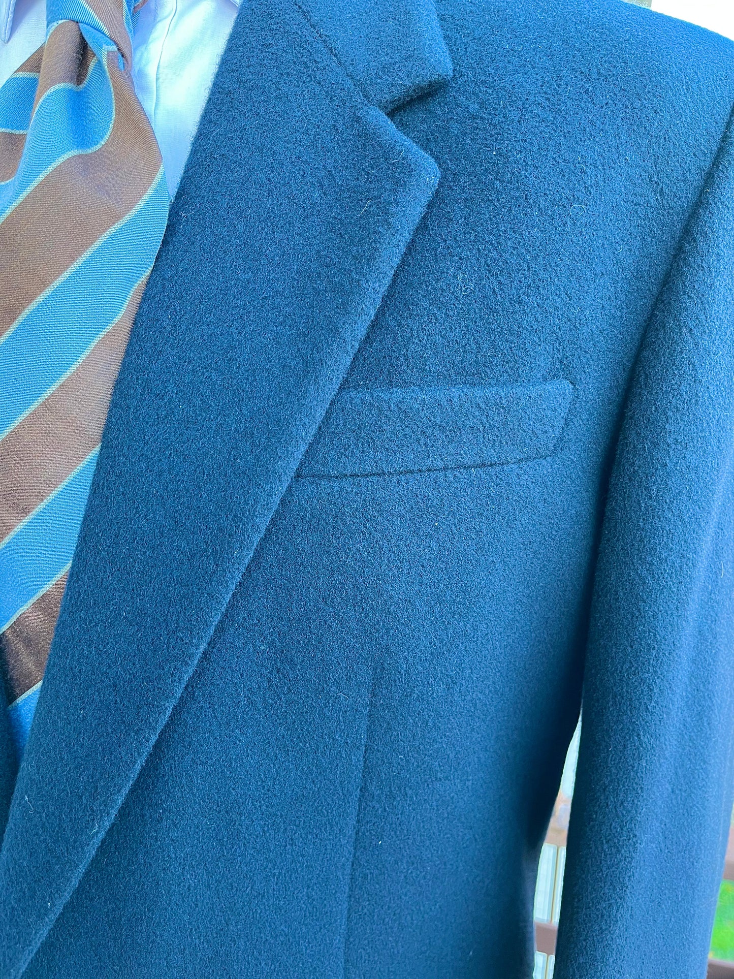 Giacca anni ‘80 color blu notte
