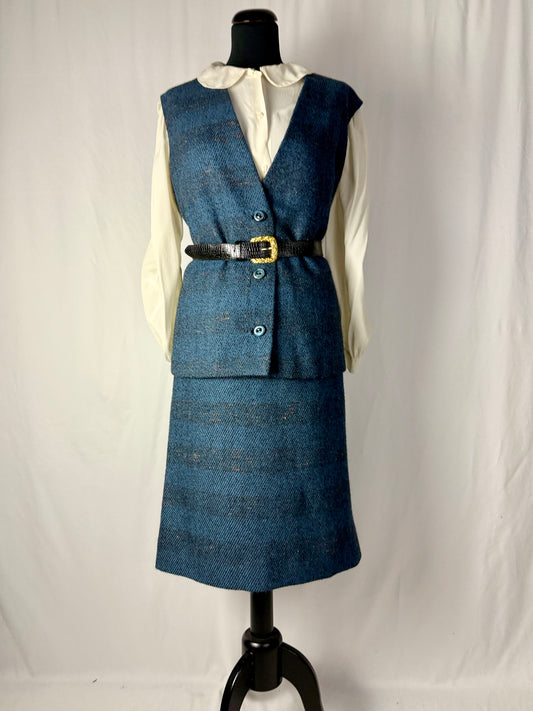 Completo gilet + gonna sartoriale - TG. 48/50