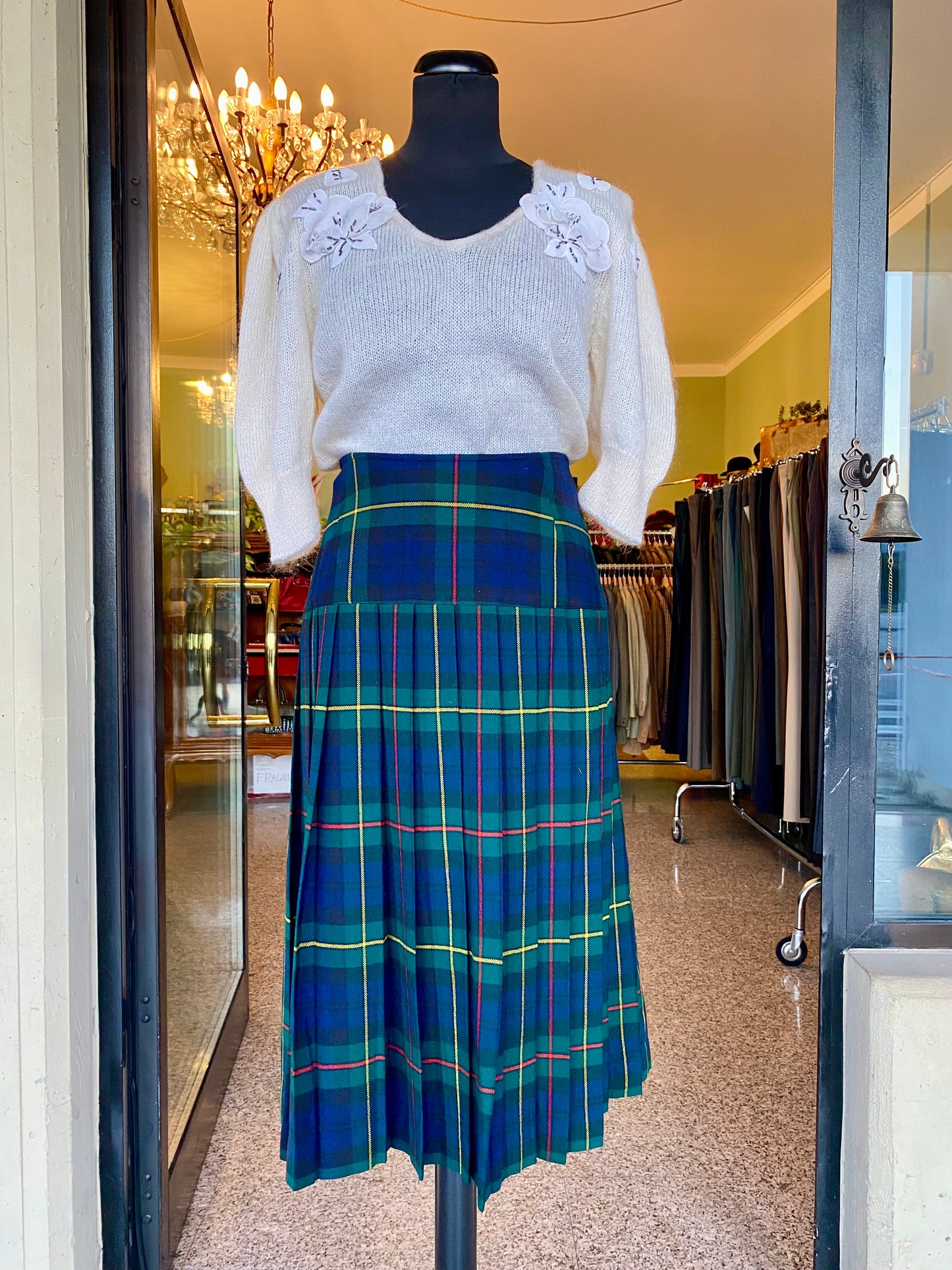 Gonna tartan blu - TG. 44/46