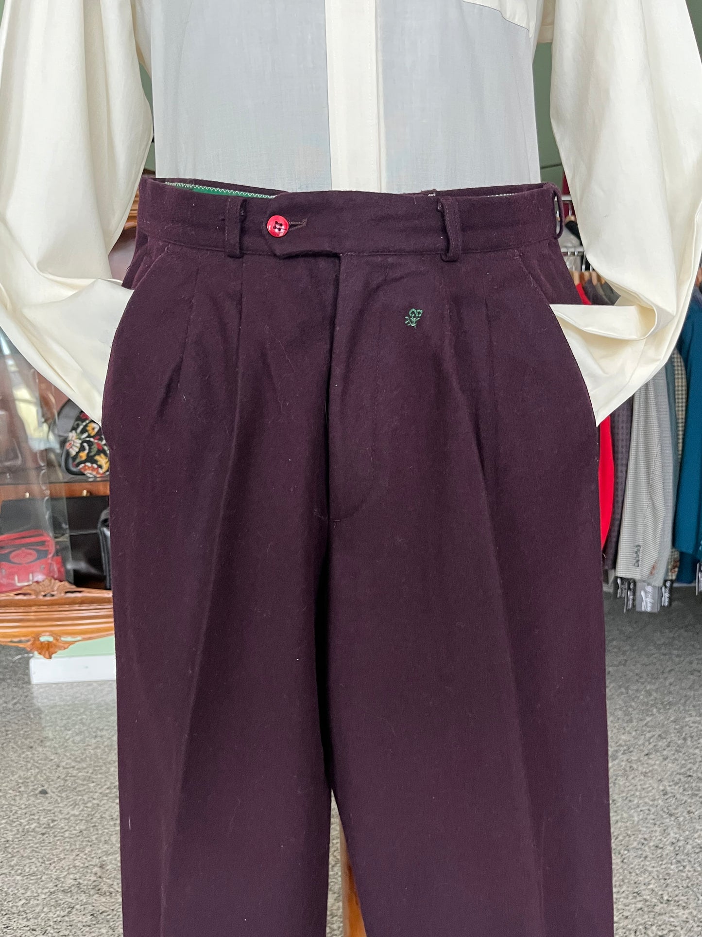 Calzoni anni ‘80 flanella tg. 46-48