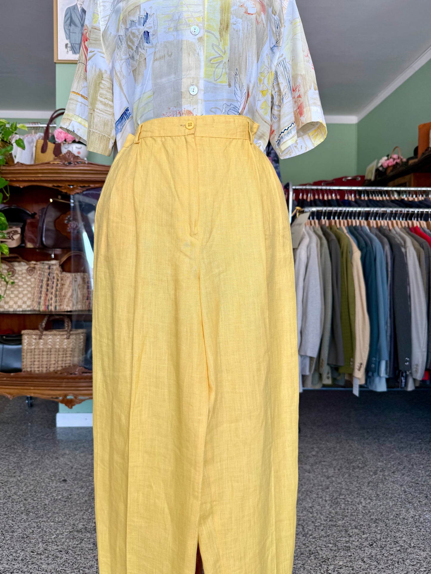 Pantaloni 100% lino - TG. 40