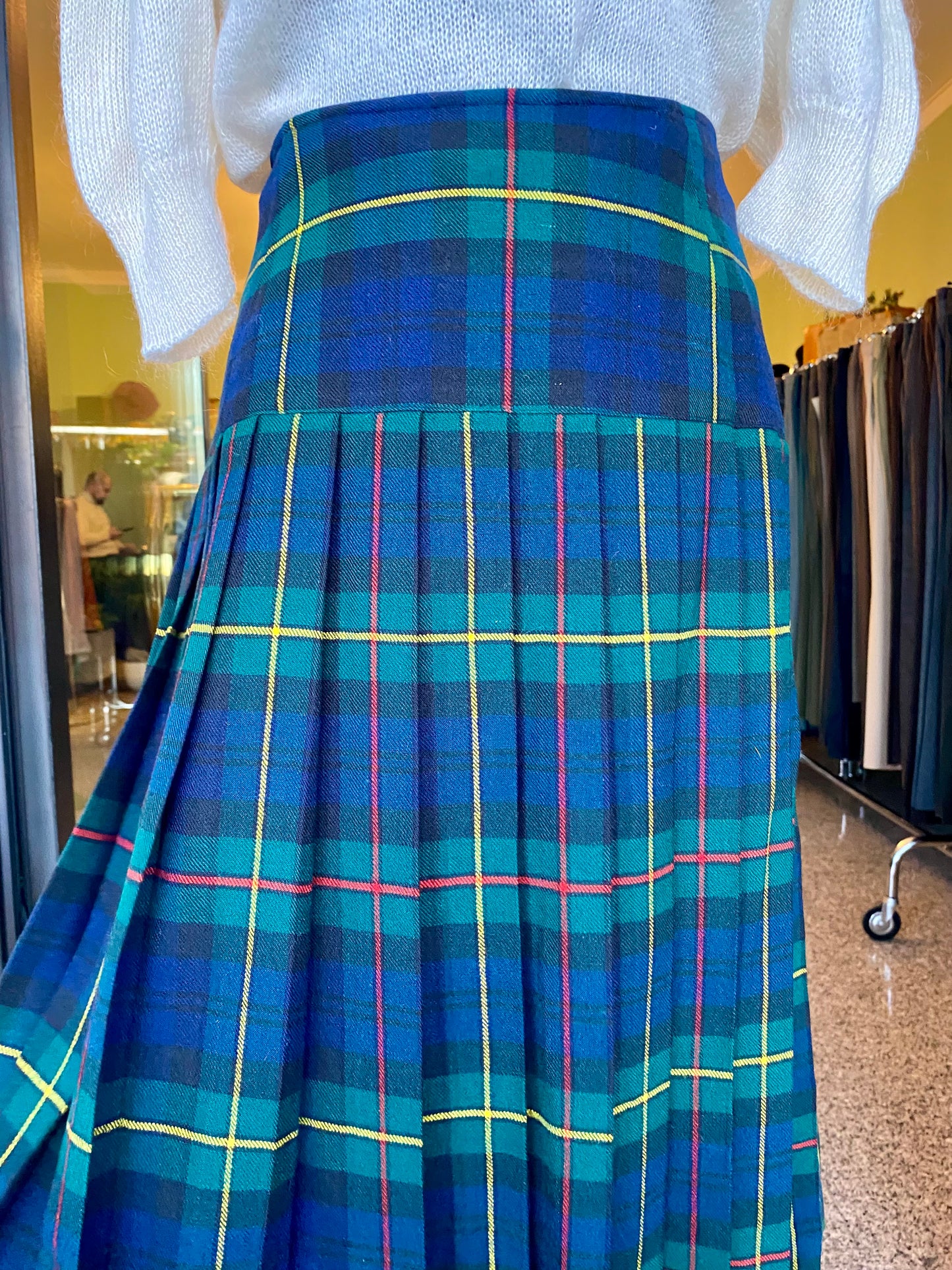 Gonna tartan blu - TG. 44/46